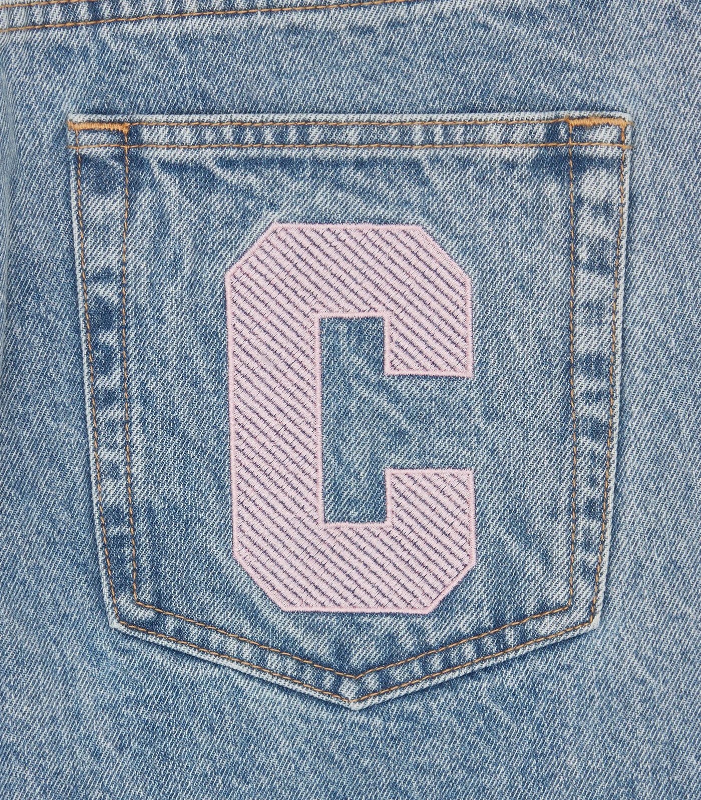 RUNNING DOG DENIM PANTS - HEAVY WASH BLUE - Image 6