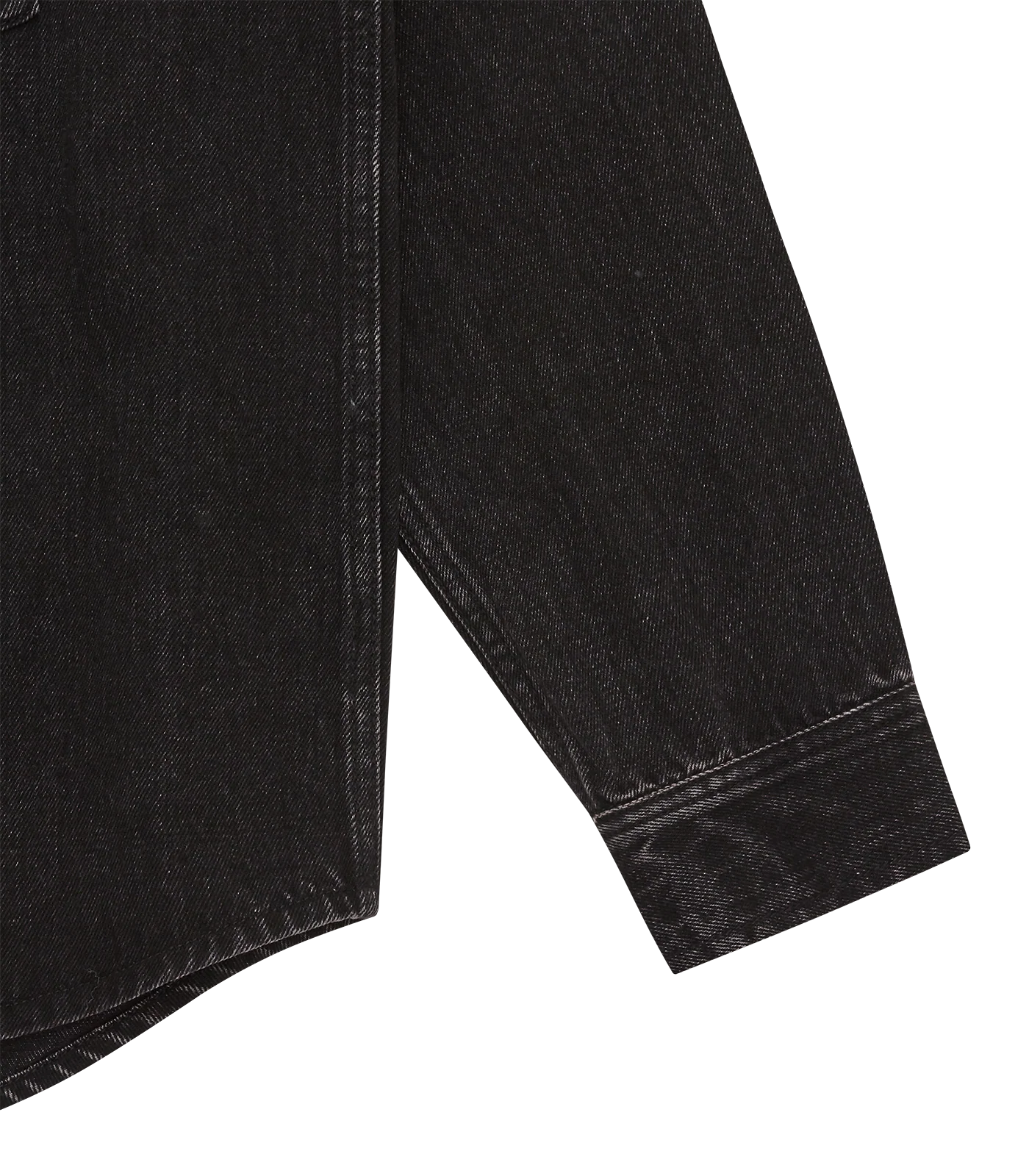 RUNNING DOG DENIM SHIRT - BLACK - Image 5