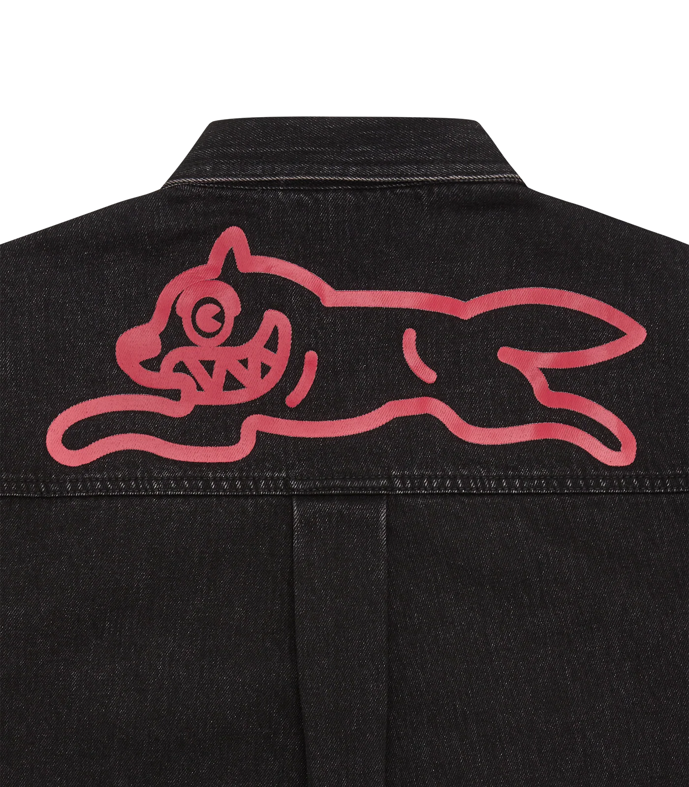 RUNNING DOG DENIM SHIRT - BLACK - Image 6
