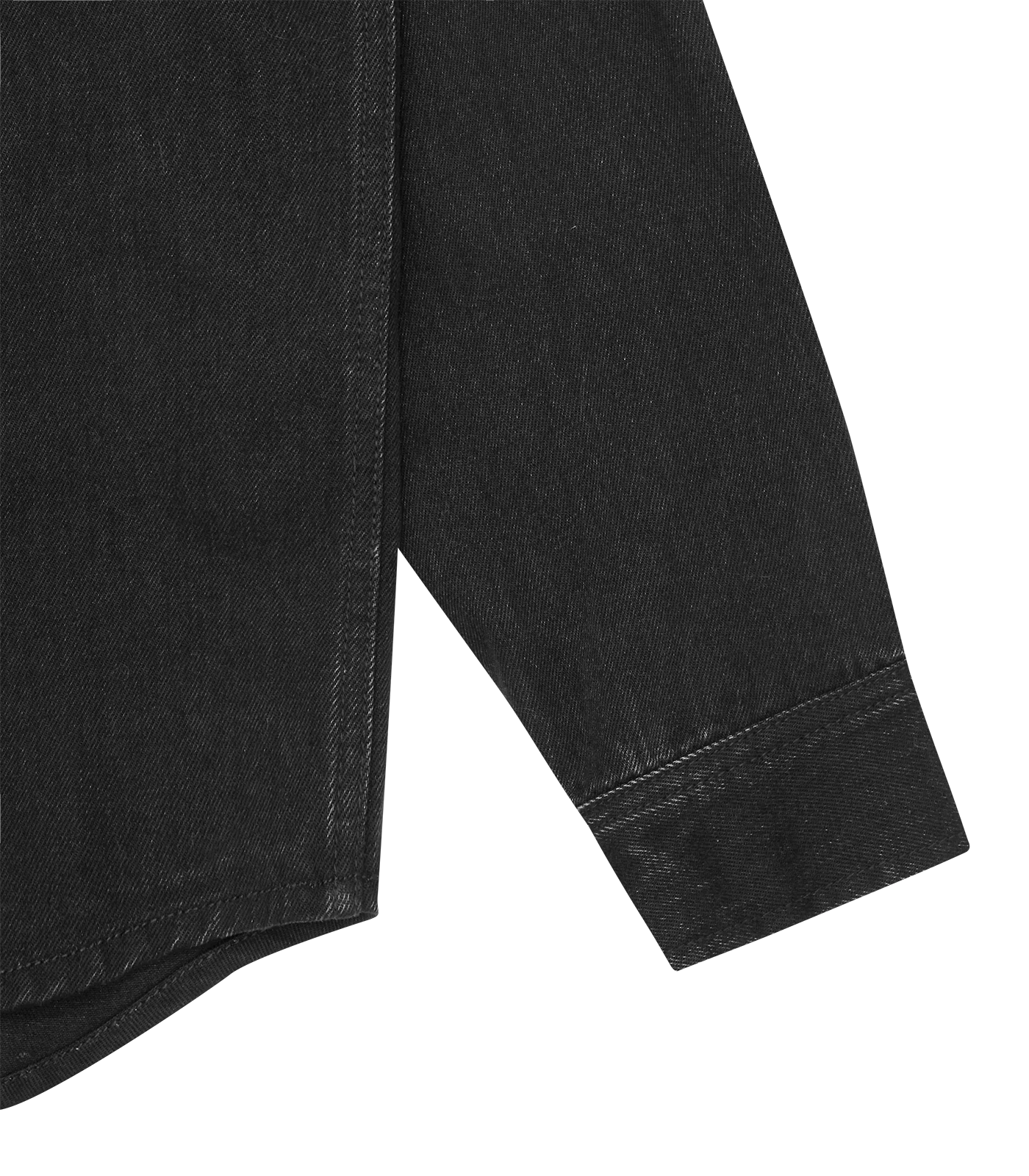 RUNNING DOG DENIM SHIRT - BLACK - Image 3