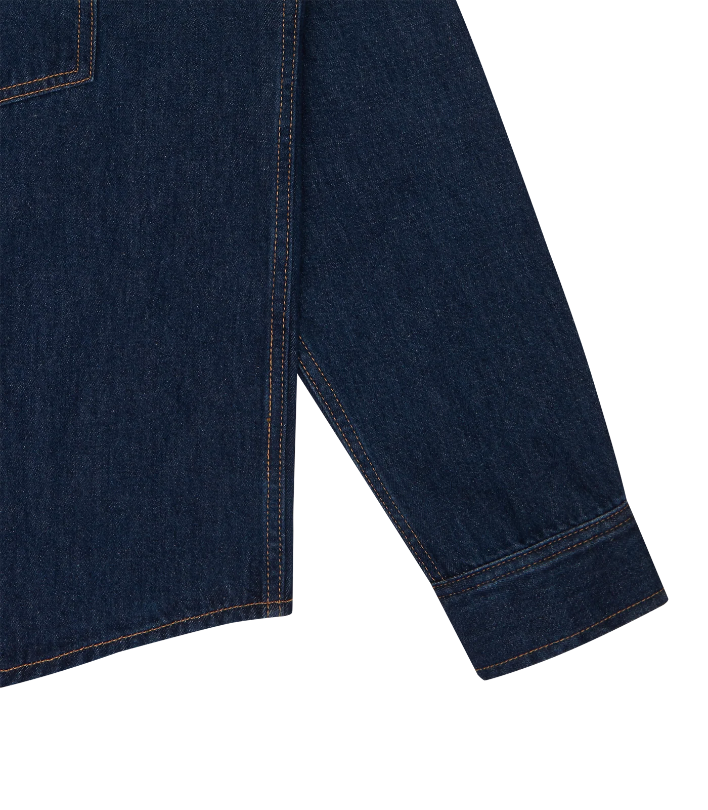 RUNNING DOG DENIM SHIRT - MID WASH BLUE - Image 4