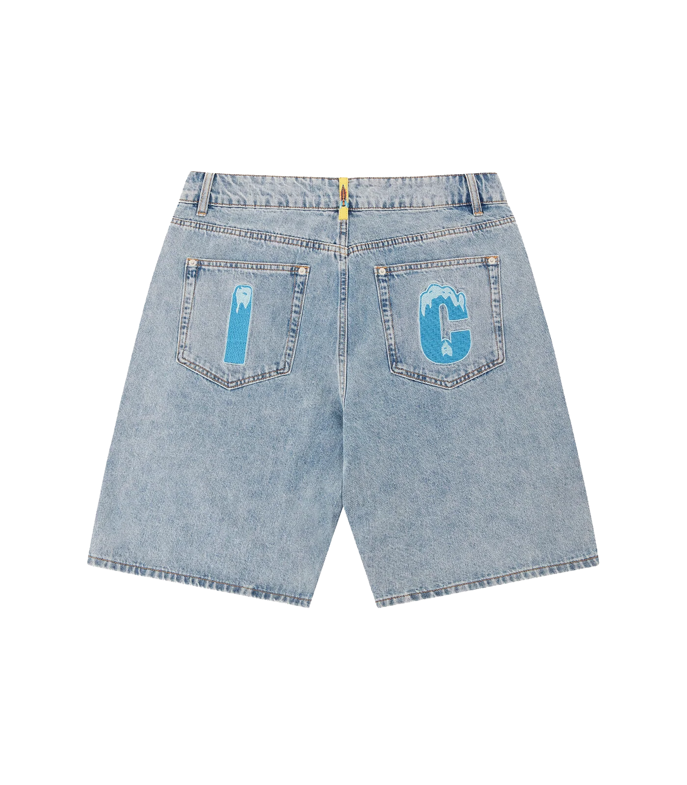 RUNNING DOG DENIM SHORTS - HEAVY WASH BLUE - Image 2