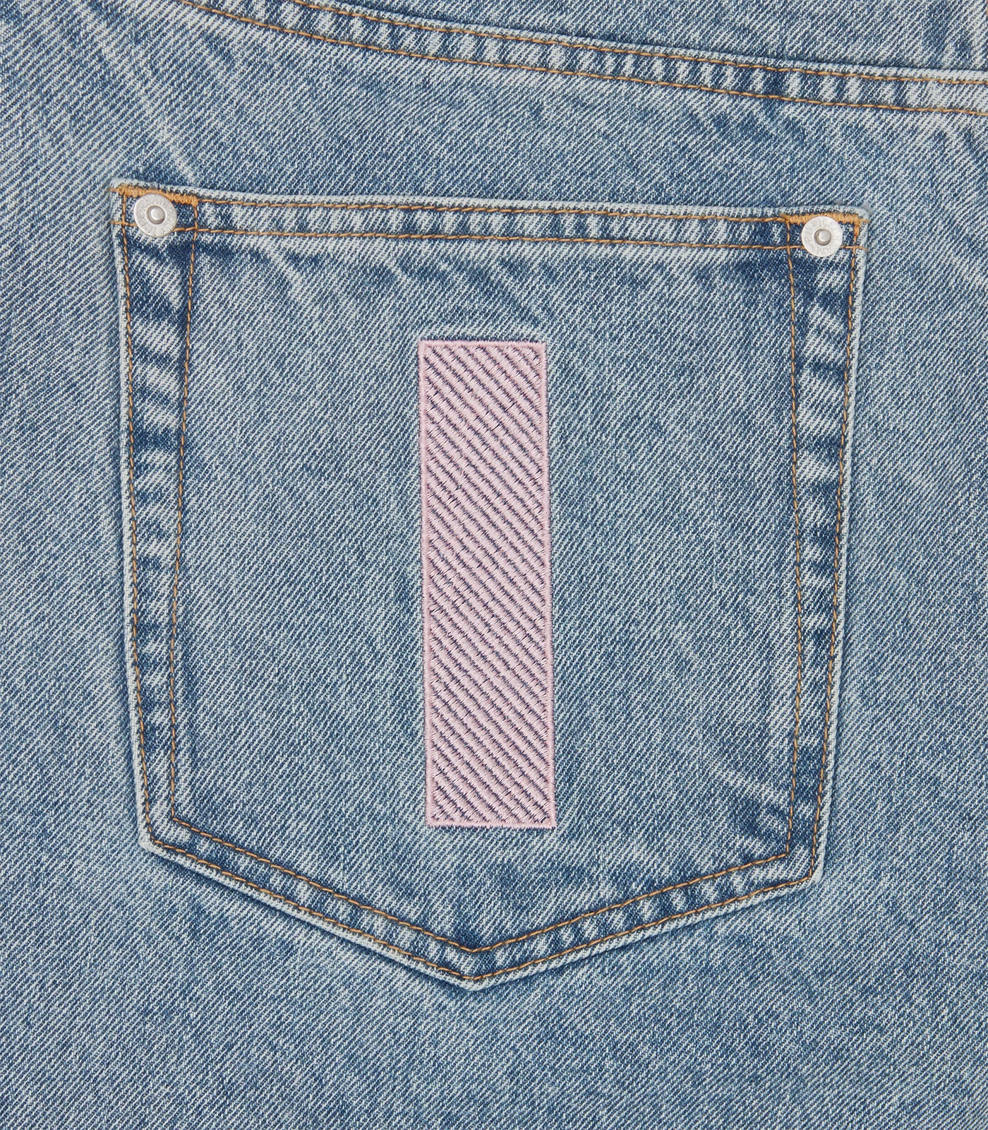 RUNNING DOG DENIM SHORTS - HEAVY WASH BLUE - Image 6