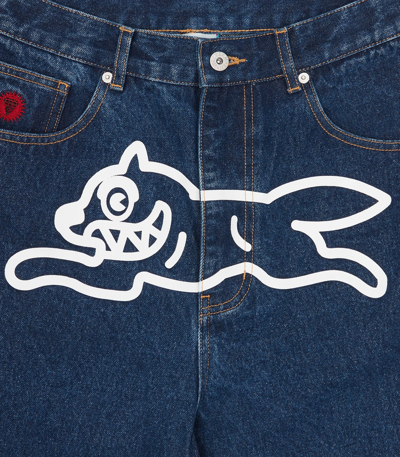 RUNNING DOG DENIM SHORTS - INDIGO - Image 3