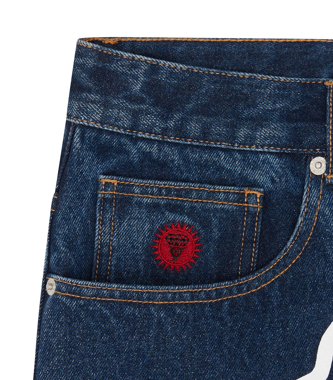 RUNNING DOG DENIM SHORTS - INDIGO - Image 4