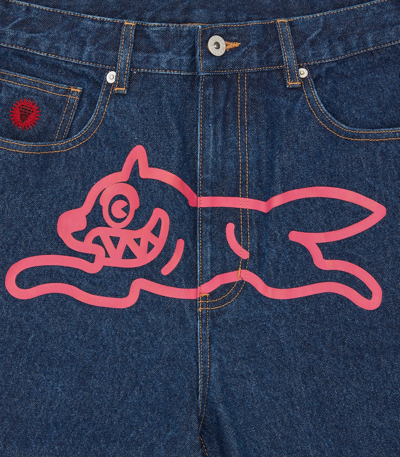 RUNNING DOG DENIM SHORTS - INDIGO - Image 4