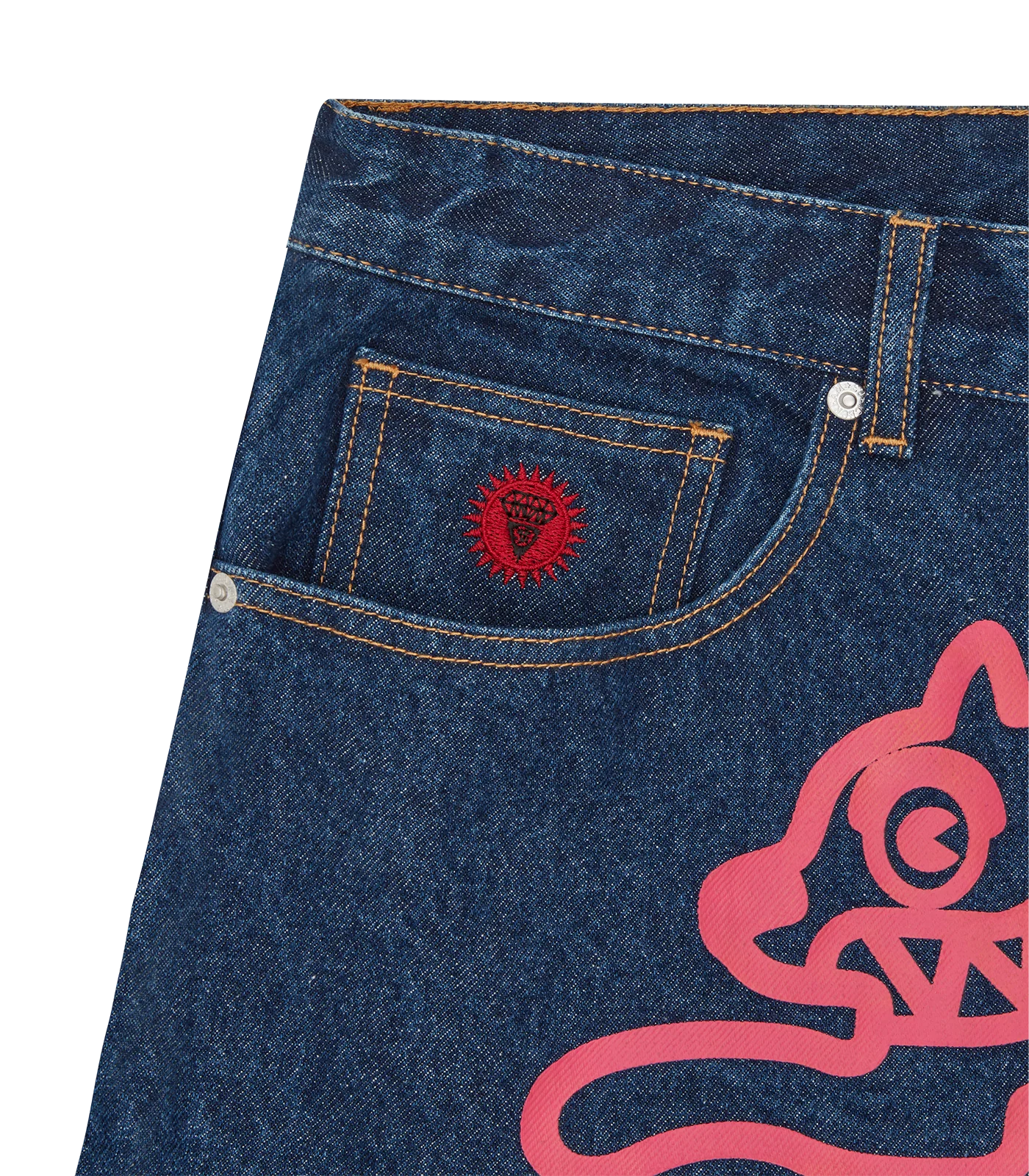 RUNNING DOG DENIM SHORTS - INDIGO - Image 5