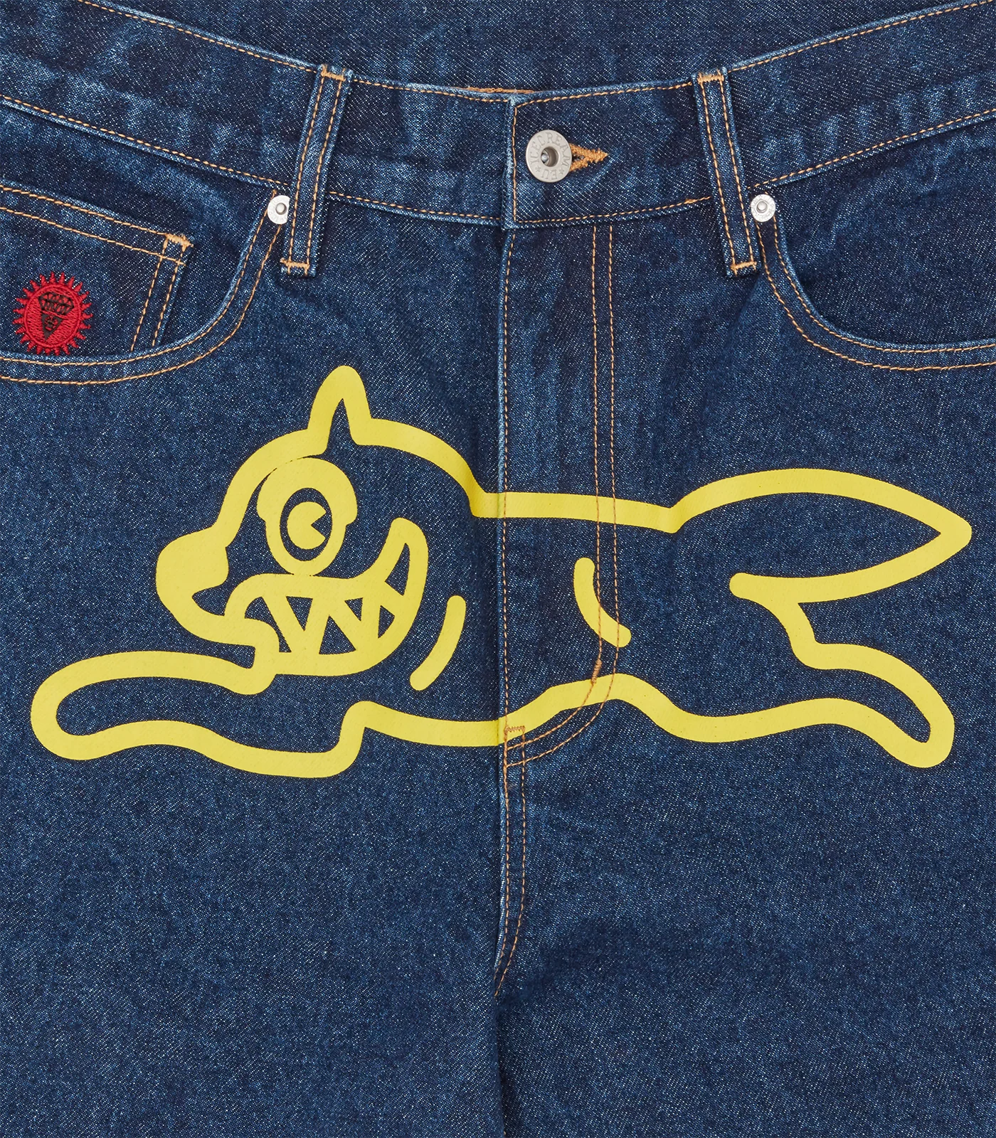 RUNNING DOG DENIM SHORTS - INDIGO - Image 3