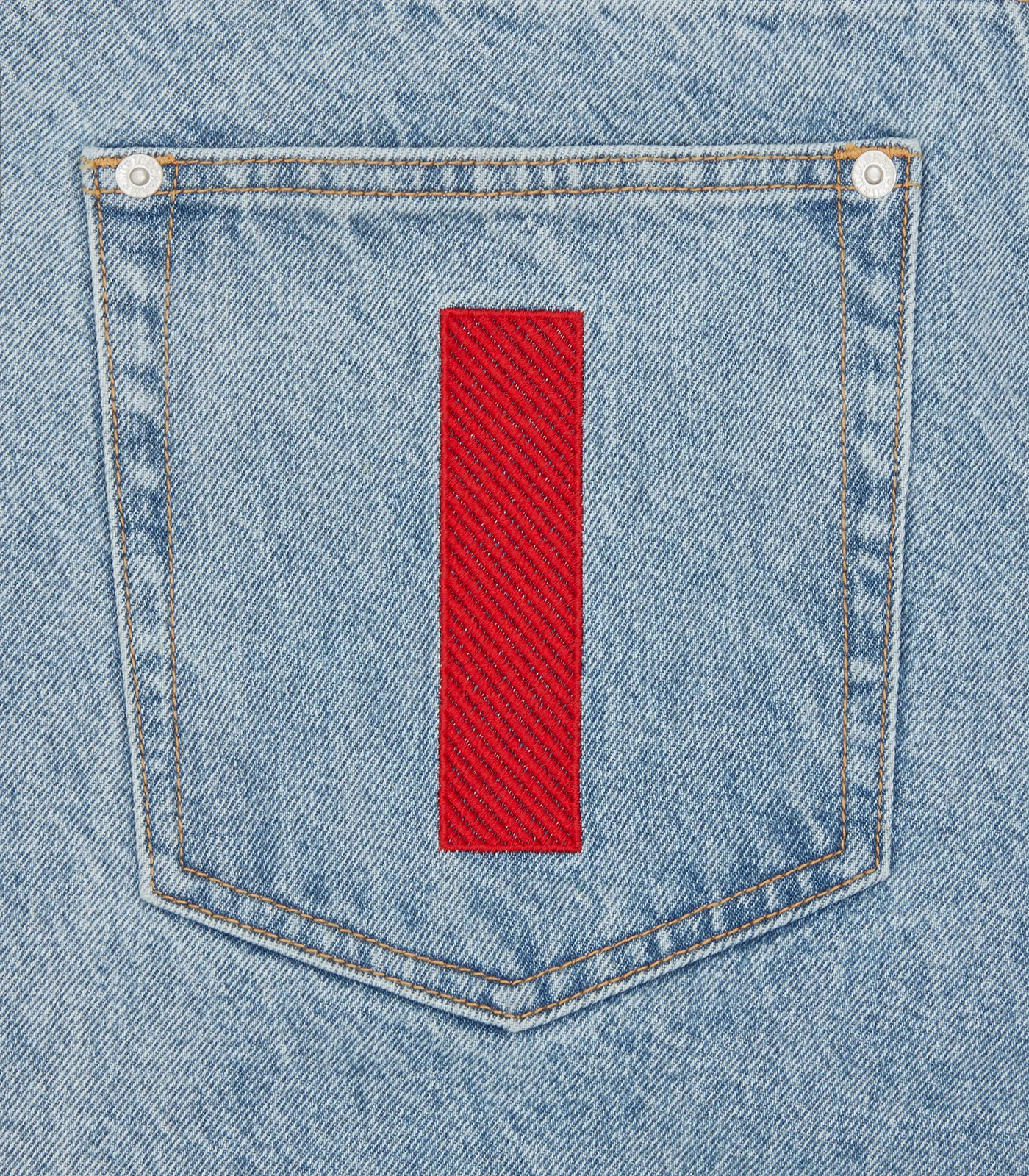 RUNNING DOG DENIM SHORTS - LIGHT WASH BLUE - Image 7