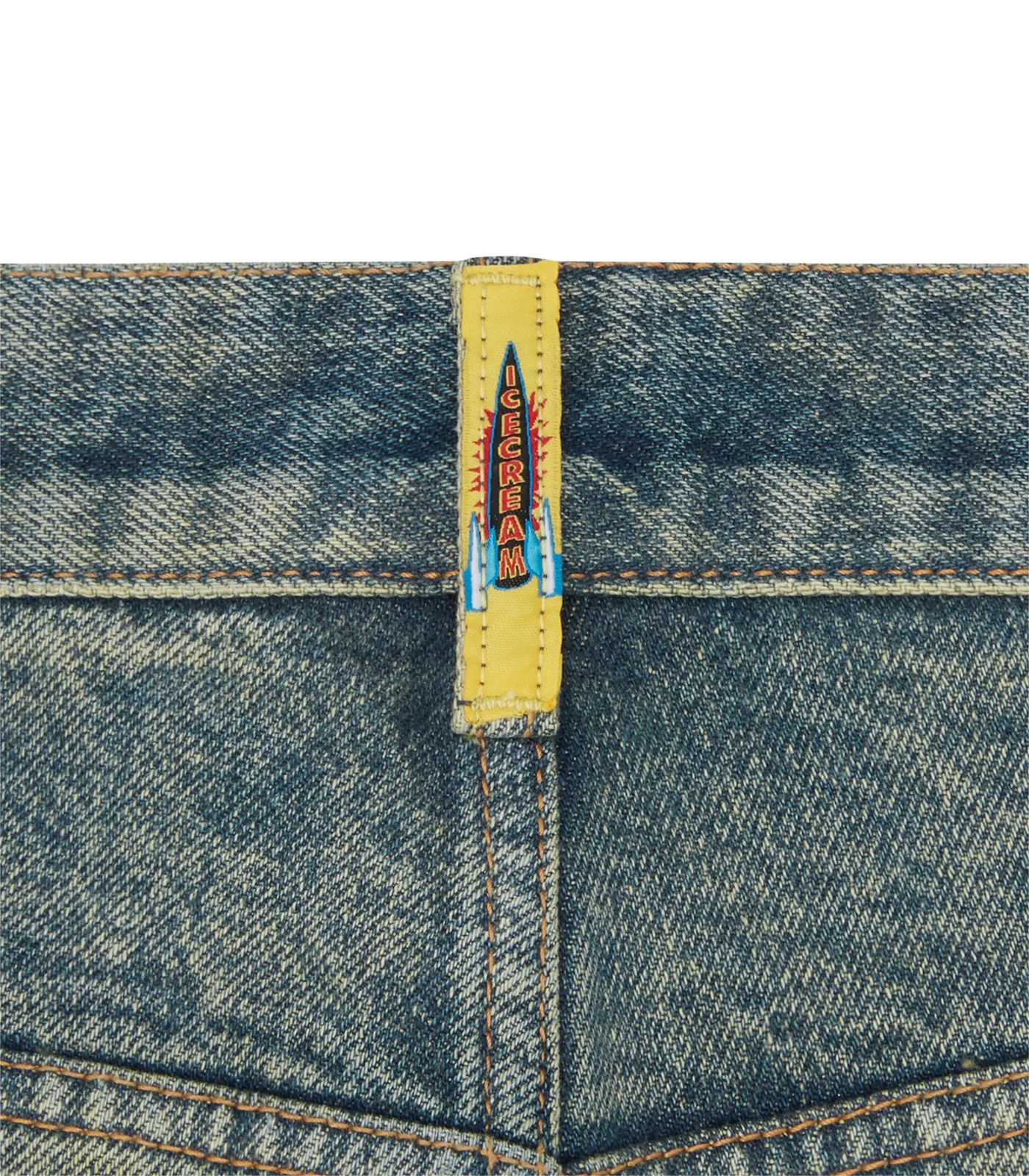 RUNNING DOG DENIM SHORTS - VINTAGE WASH - Image 6