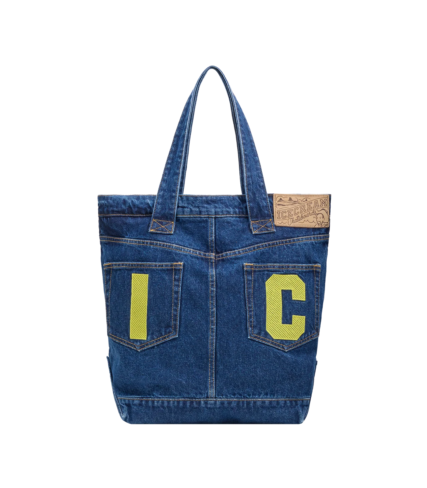 RUNNING DOG DENIM TOTE BAG - INDIGO - Image 3