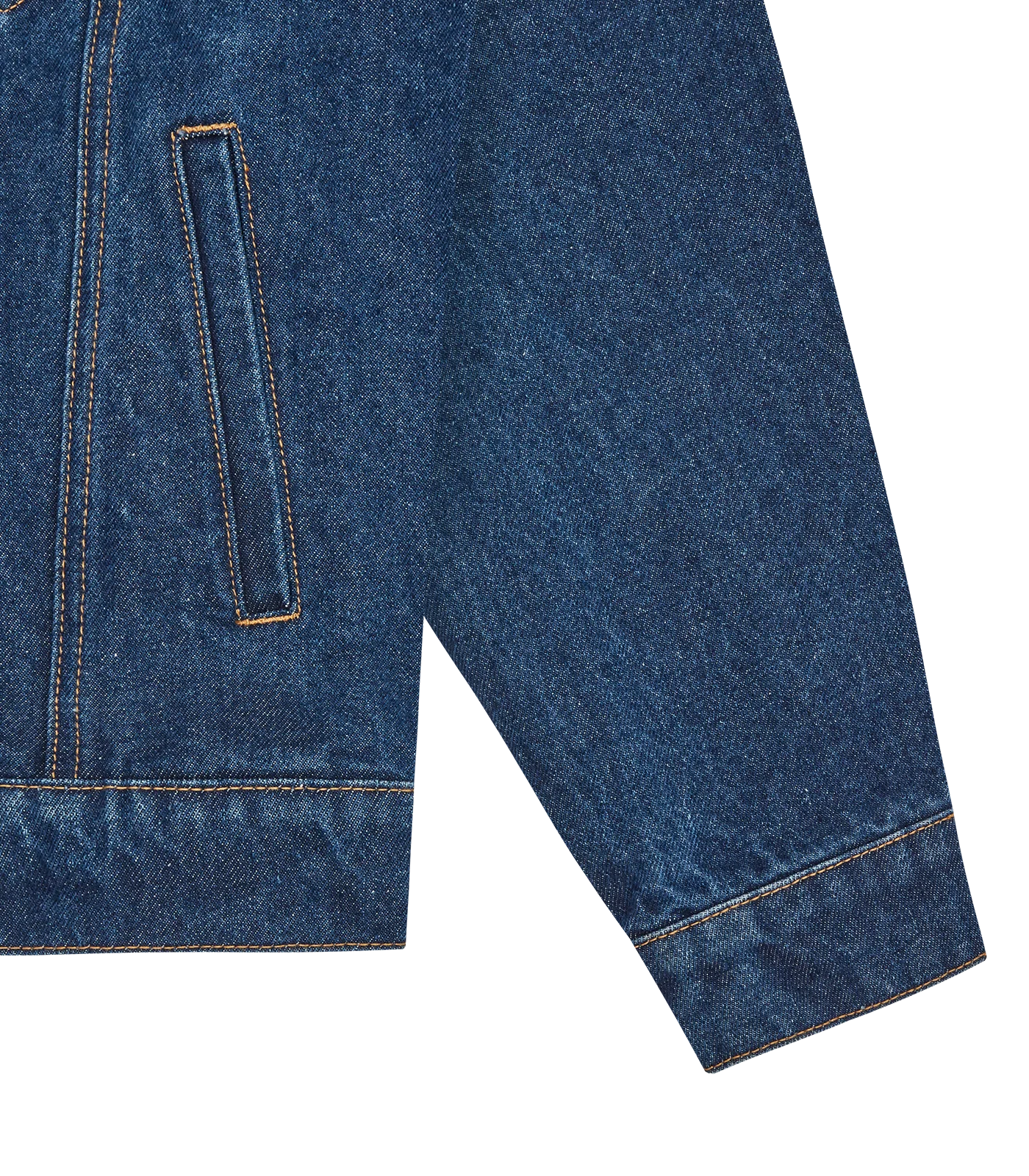 RUNNING DOG DENIM TRUCKER JACKET - INDIGO - Image 4