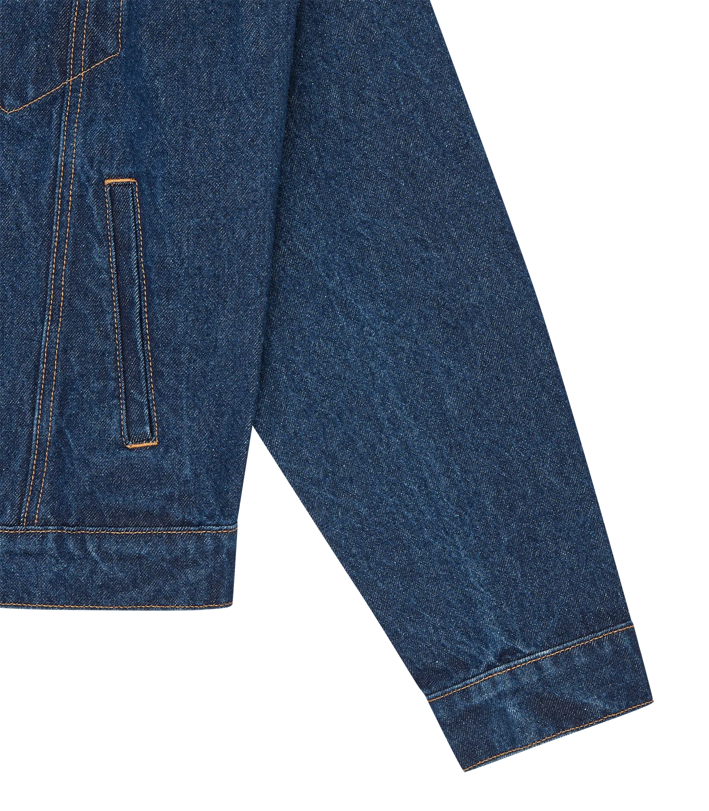 RUNNING DOG DENIM TRUCKER JACKET - INDIGO - Image 6