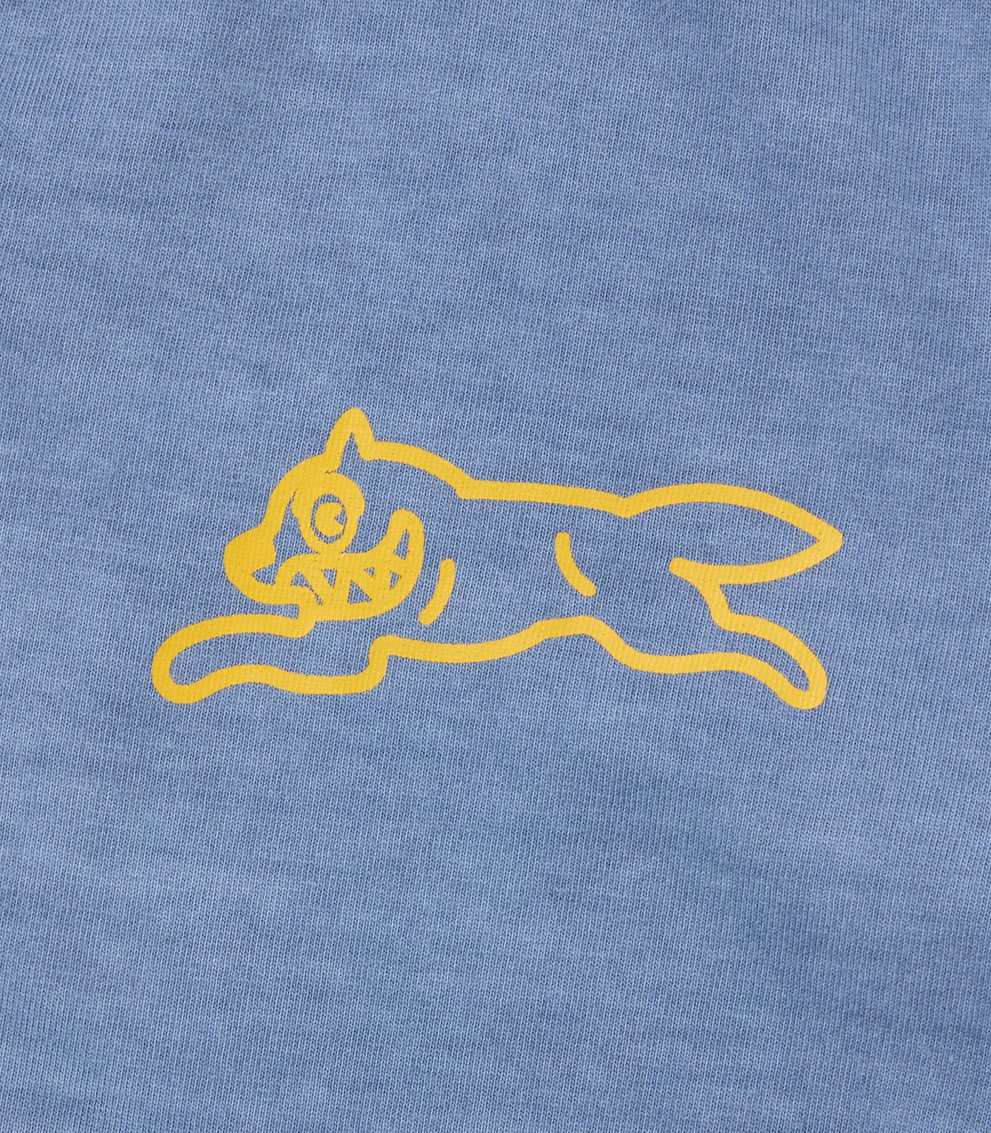 RUNNING DOG DYED T-SHIRT - BLUE - Image 3