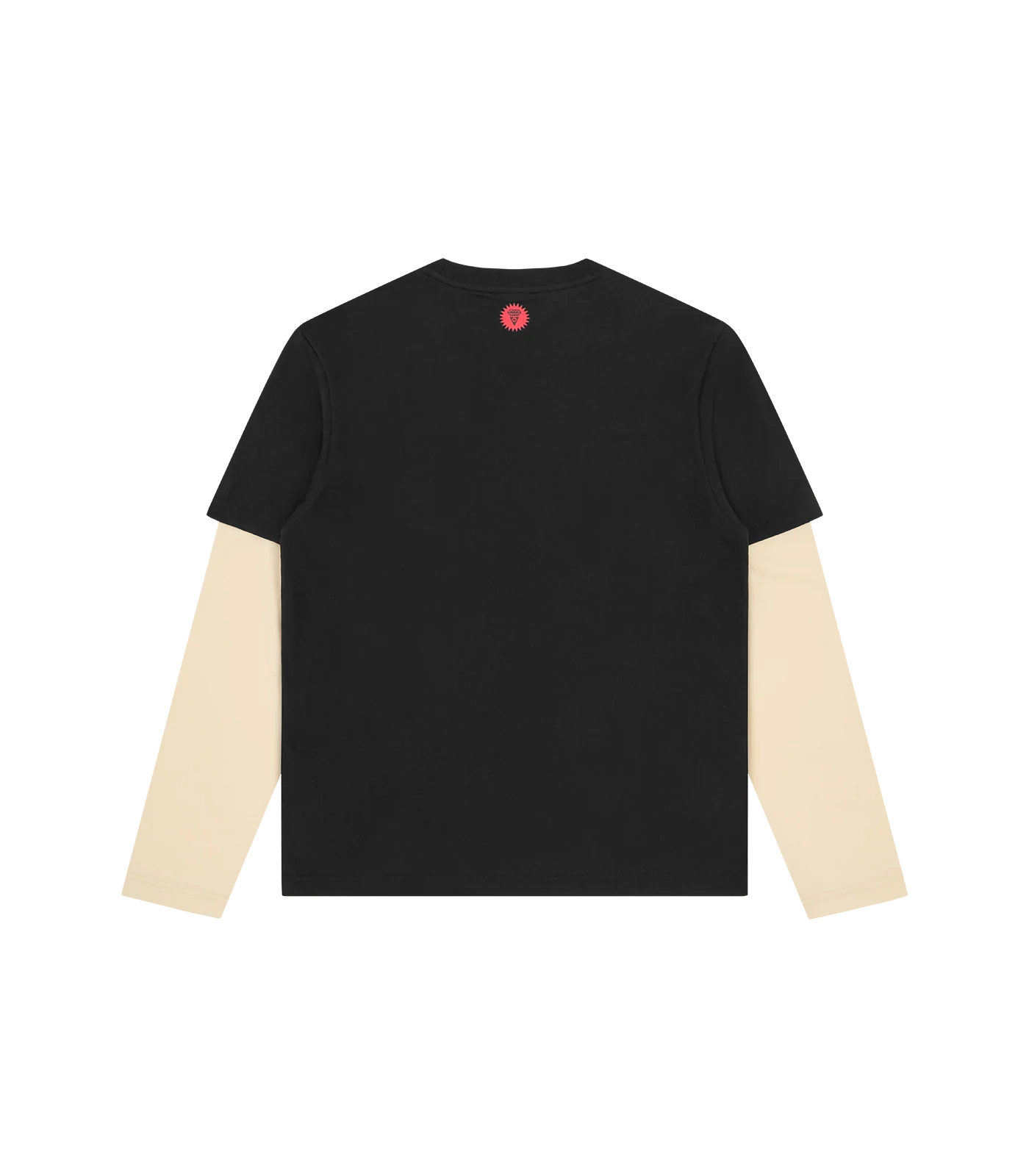 RUNNING DOG LAYERED L/S T-SHIRT - BLACK - Image 3