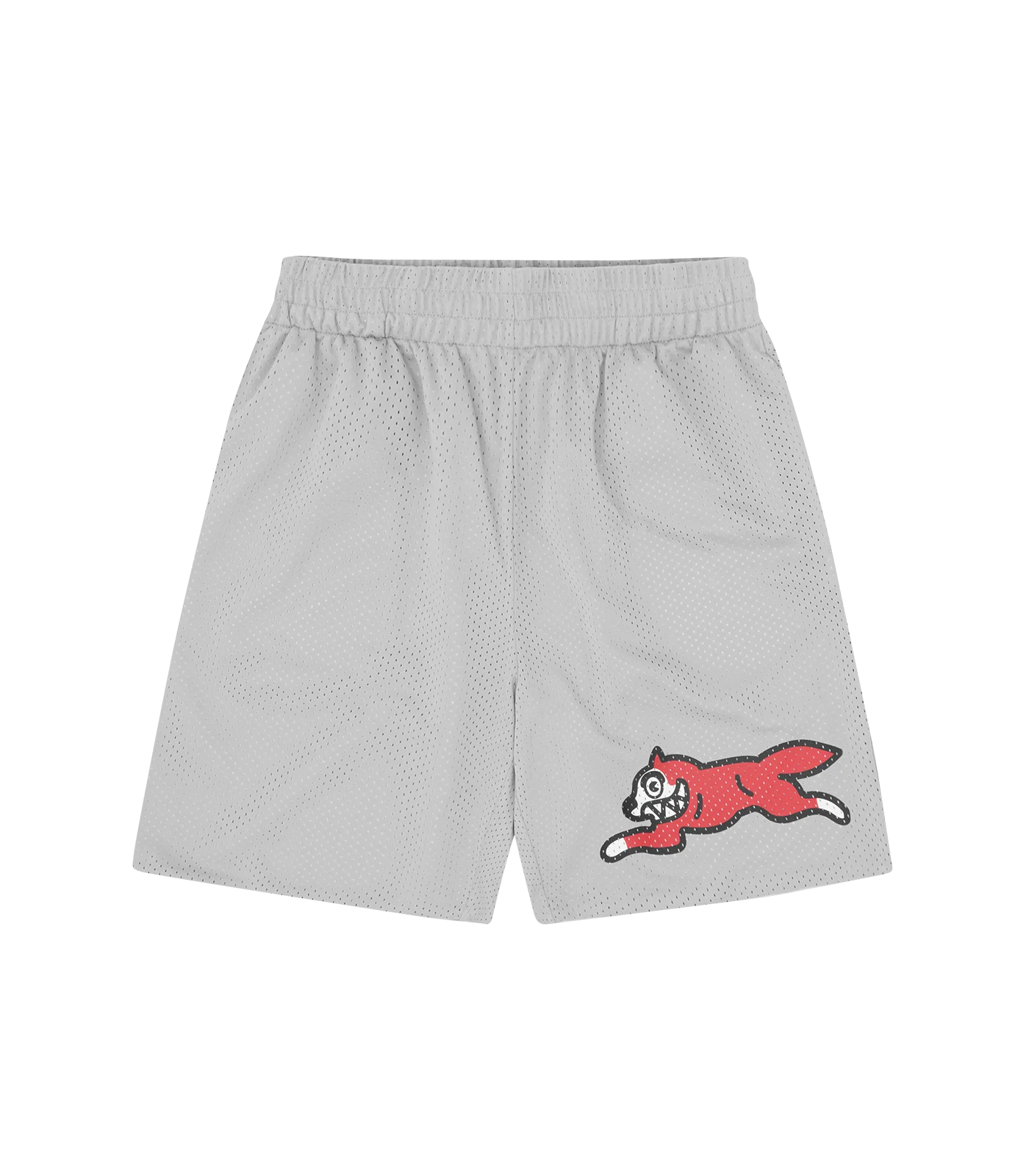 RUNNING DOG MESH SHORTS - GREY
