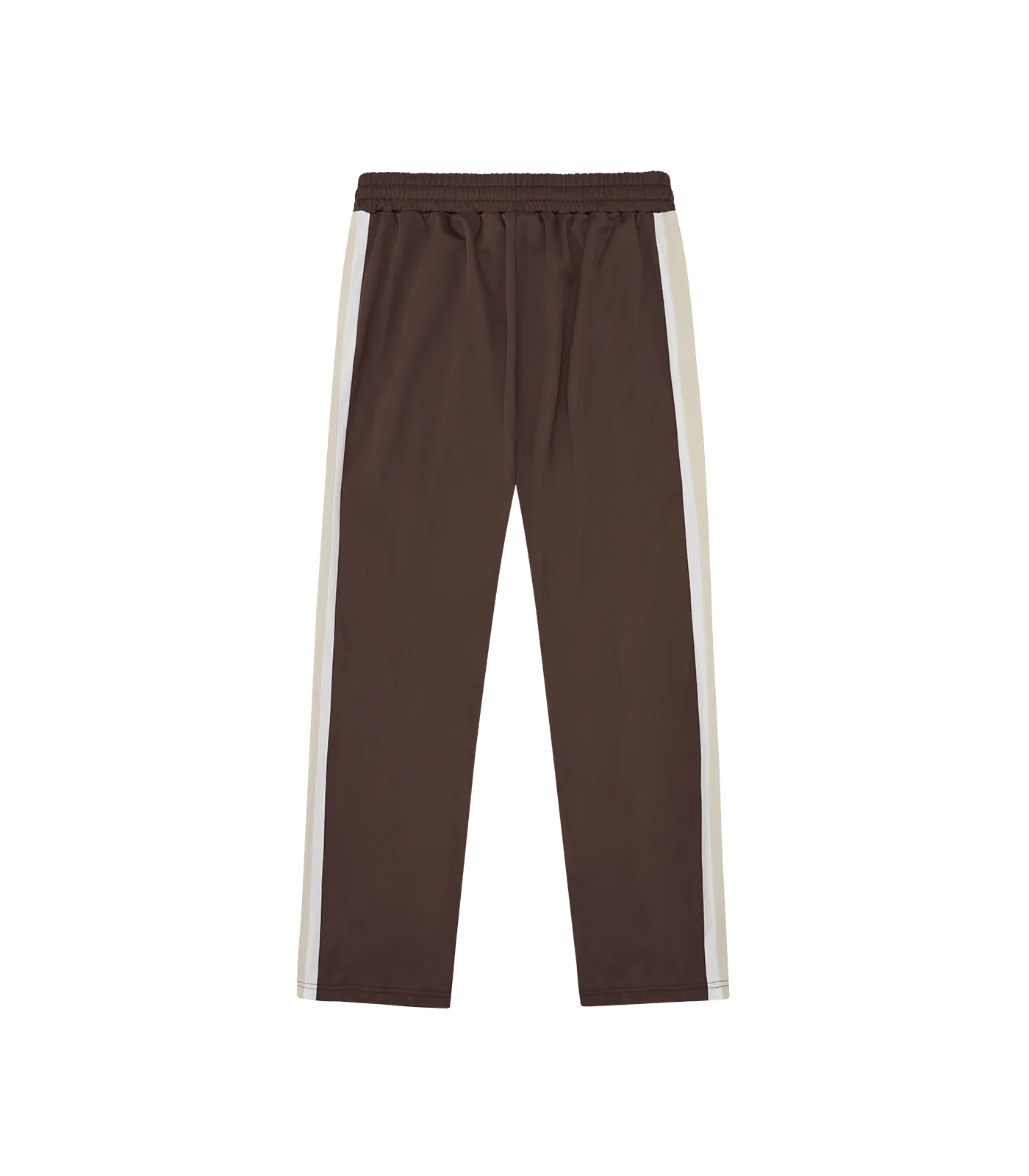 RUNNING DOG PLEATED TRACK PANTS - BROWN - Image 2