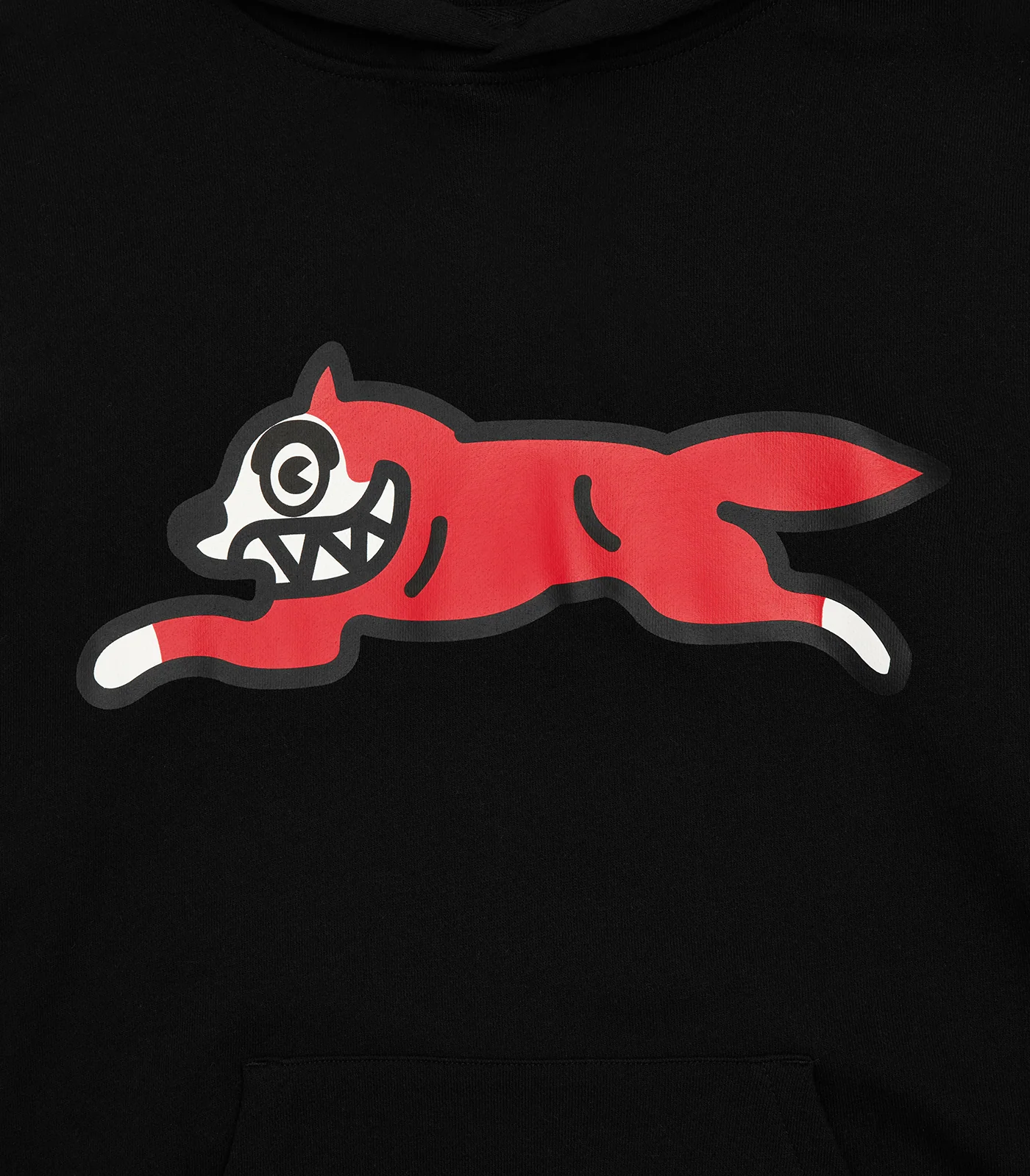 RUNNING DOG POPOVER HOOD - BLACK - Image 5