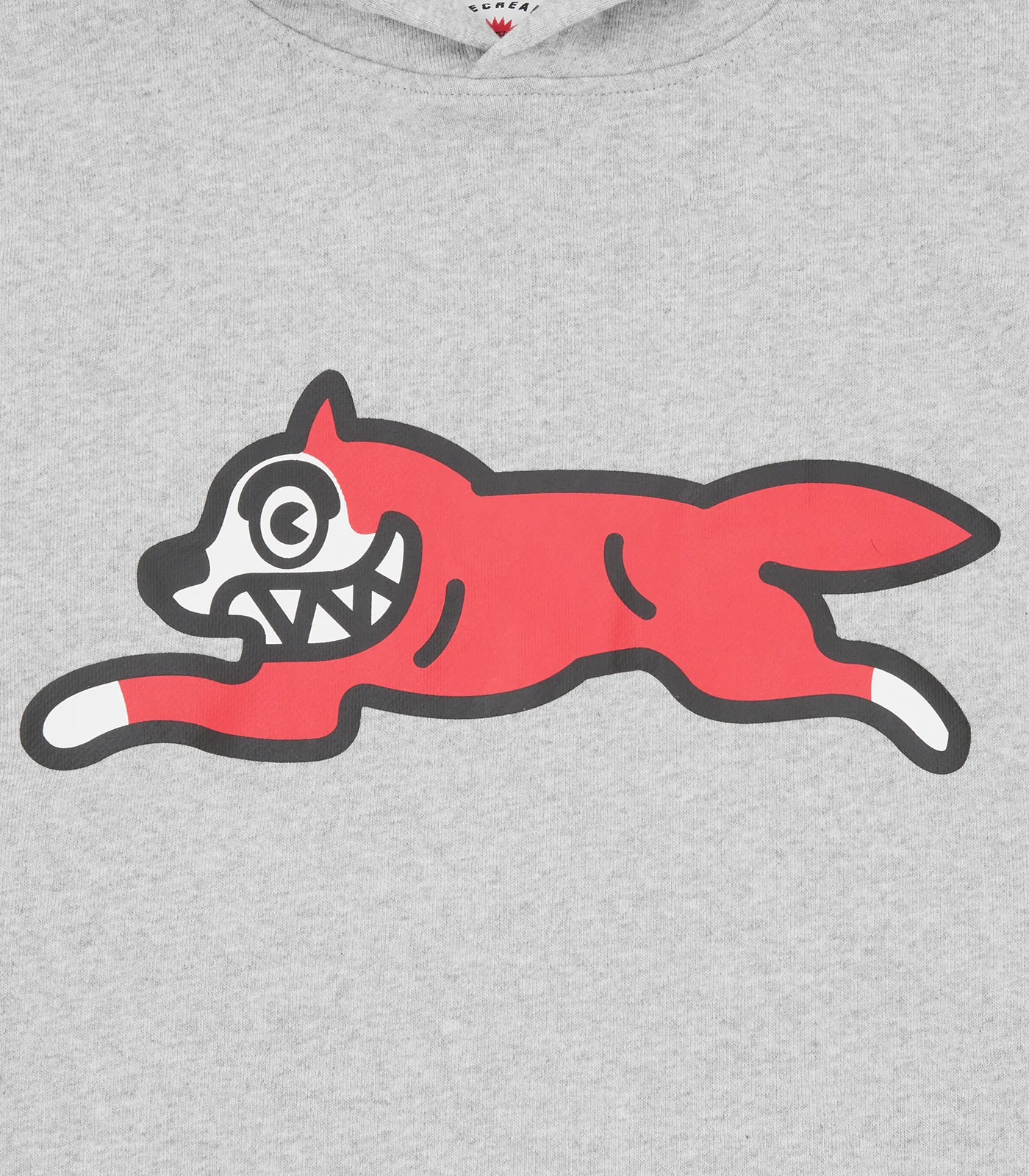 RUNNING DOG POPOVER HOOD - HEATHER GREY - Image 2
