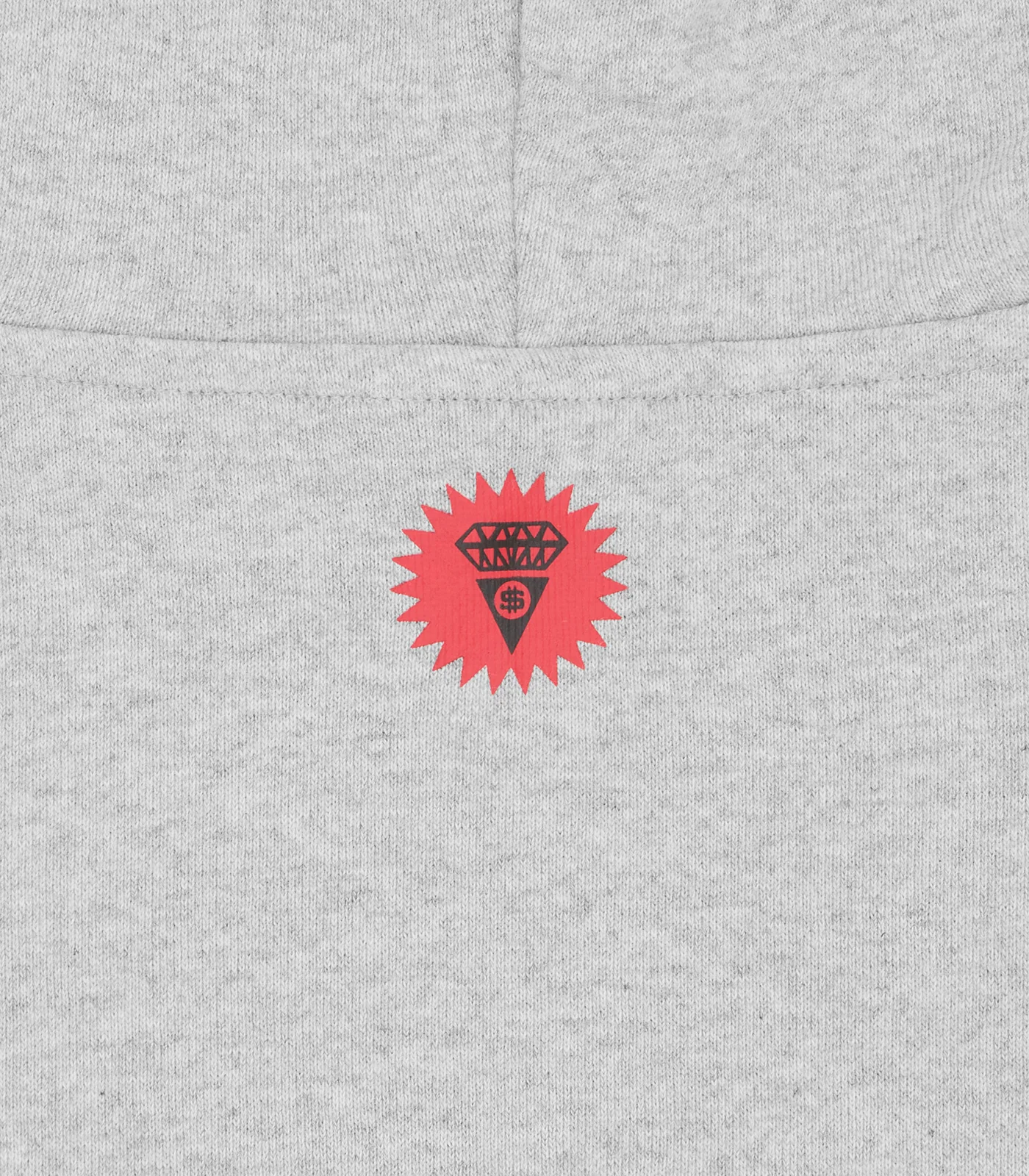 RUNNING DOG POPOVER HOOD - HEATHER GREY - Image 4