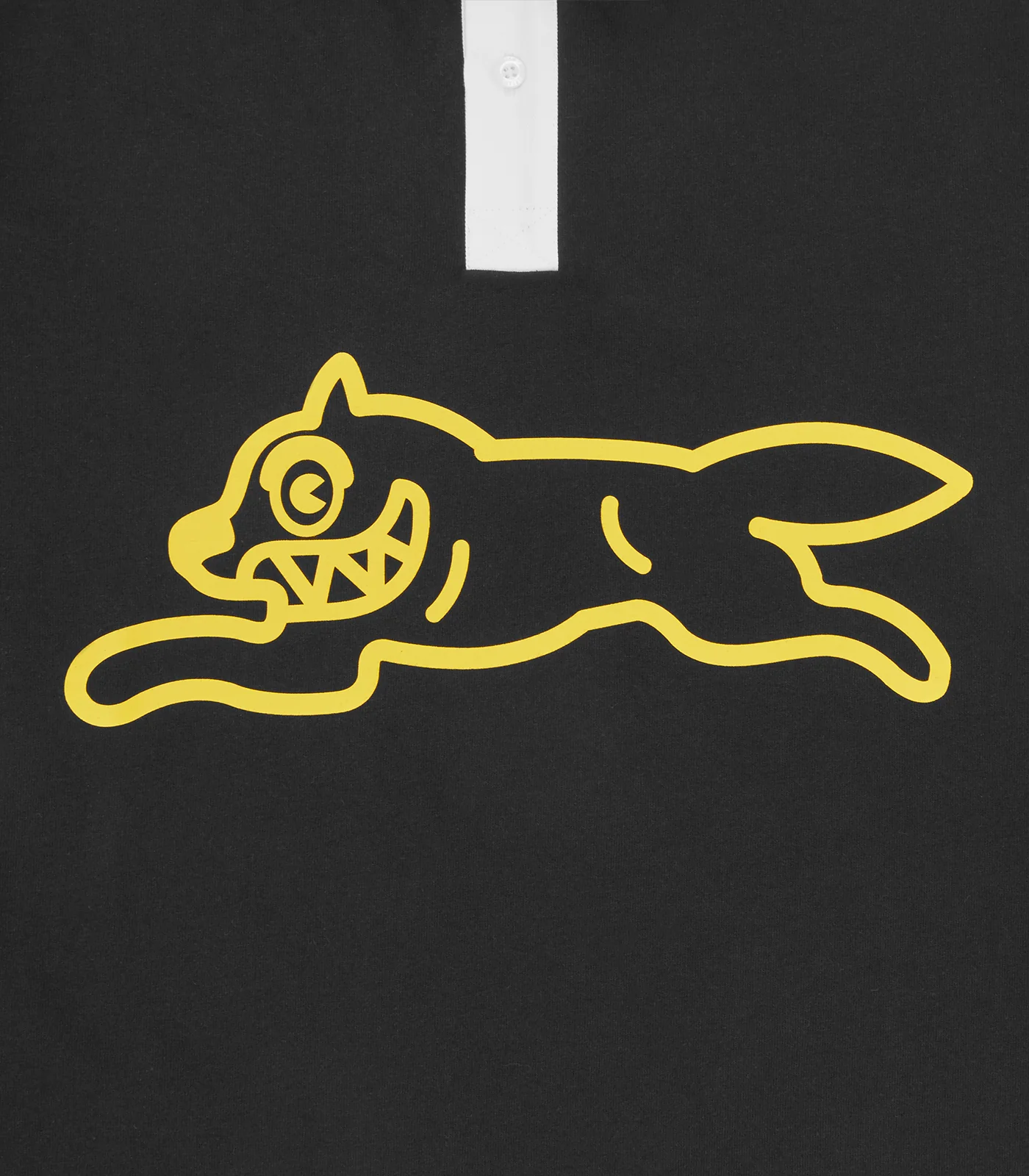 RUNNING DOG RUGBY SHIRT - BLACK - Image 4