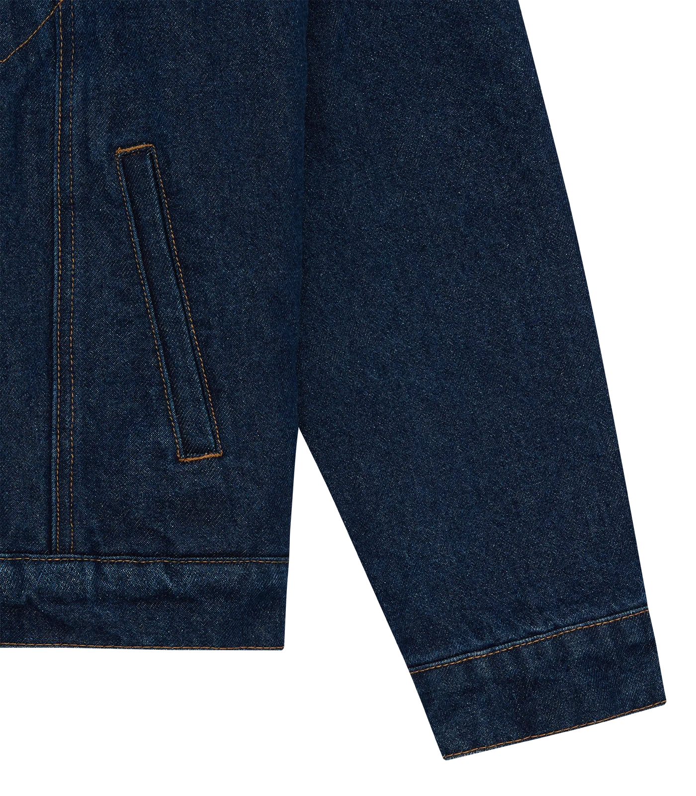 RUNNING DOG SHERPA TRUCKER JACKET - INDIGO - Image 5