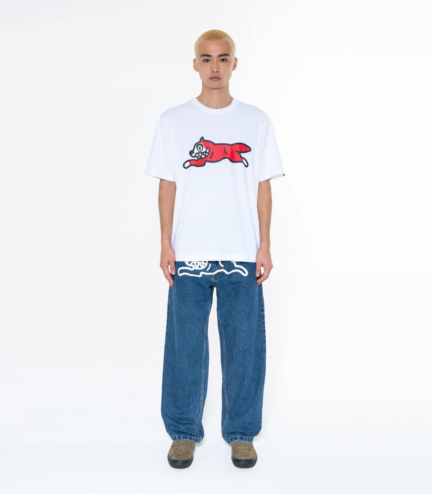 RUNNING DOG T-SHIRT - WHITE - Image 3