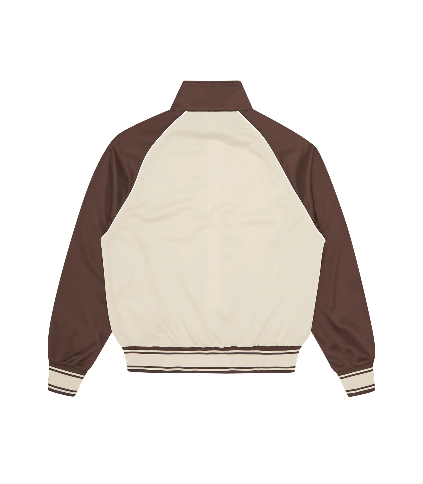RUNNING DOG ZIP THROUGH TRACK TOP - BROWN - Image 2