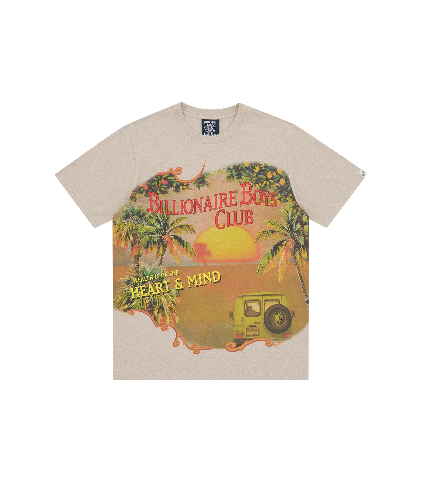 SAFARI SLUB T-SHIRT - OAT MARL