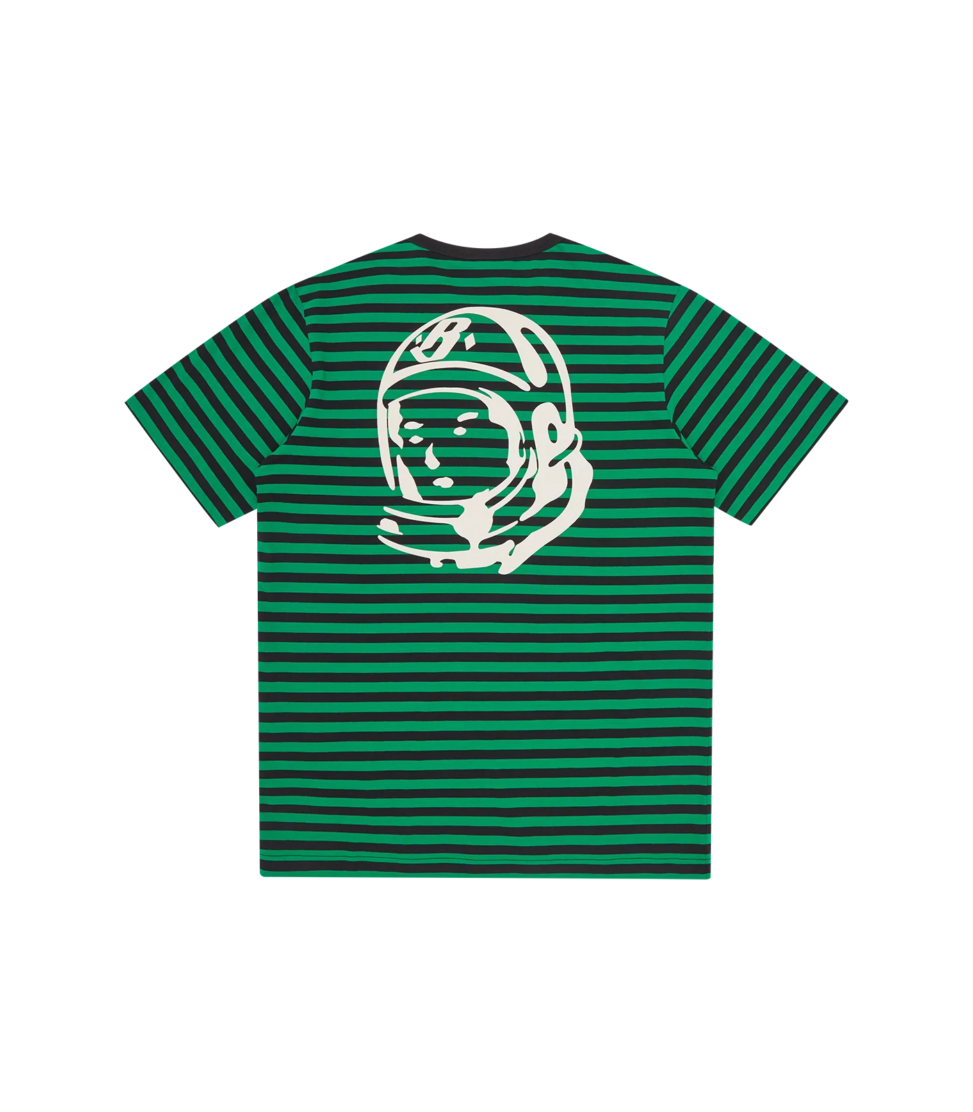 SCRIPT ASTRO STRIPE T-SHIRT - GREEN/BLACK STRIPE - Image 2