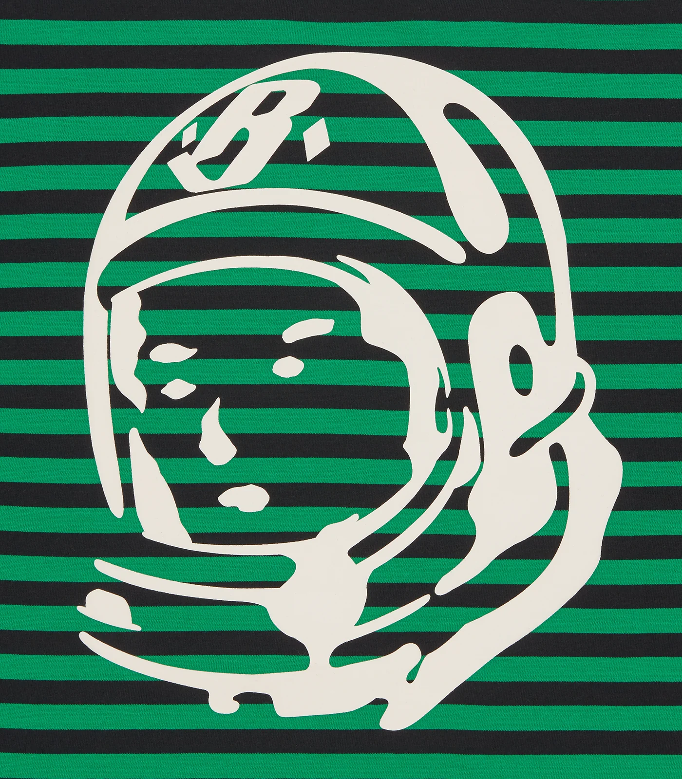 SCRIPT ASTRO STRIPE T-SHIRT - GREEN/BLACK STRIPE - Image 6