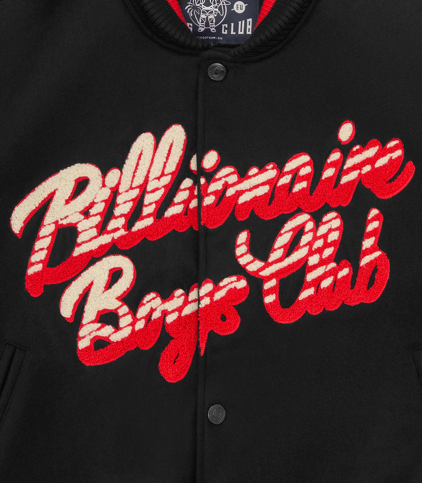 SCRIPT OG VARSITY JACKET- BLACK - Image 6