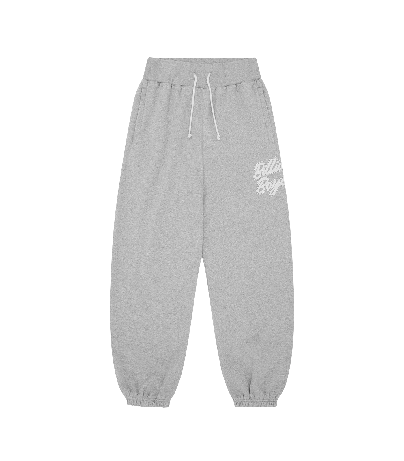 SCRIPT OVERSIZED SWEATPANTS - HEATHER GREY