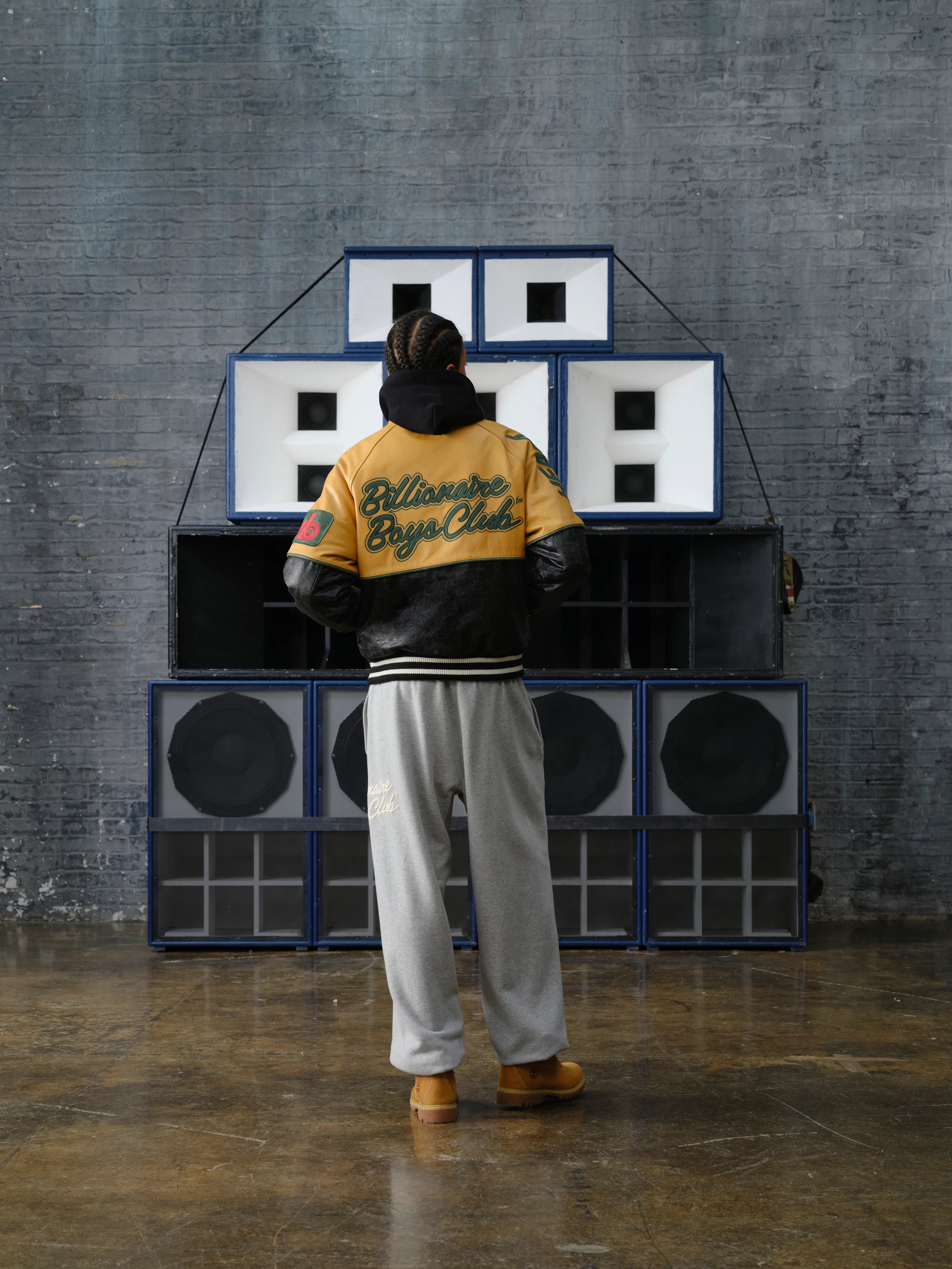 SCRIPT OVERSIZED SWEATPANTS - HEATHER GREY - Image 4