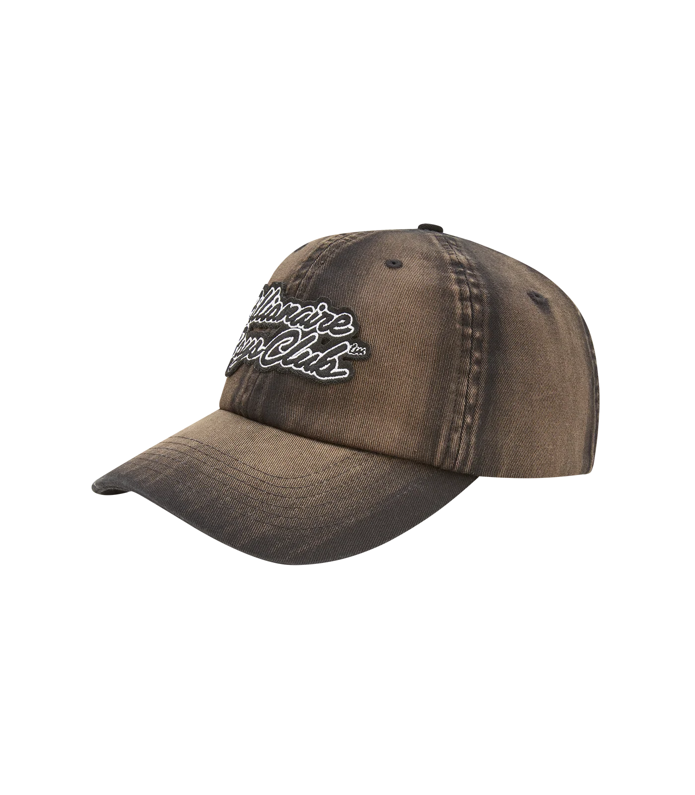 SCRIPT SPRAY FADE DAD CAP - BLACK