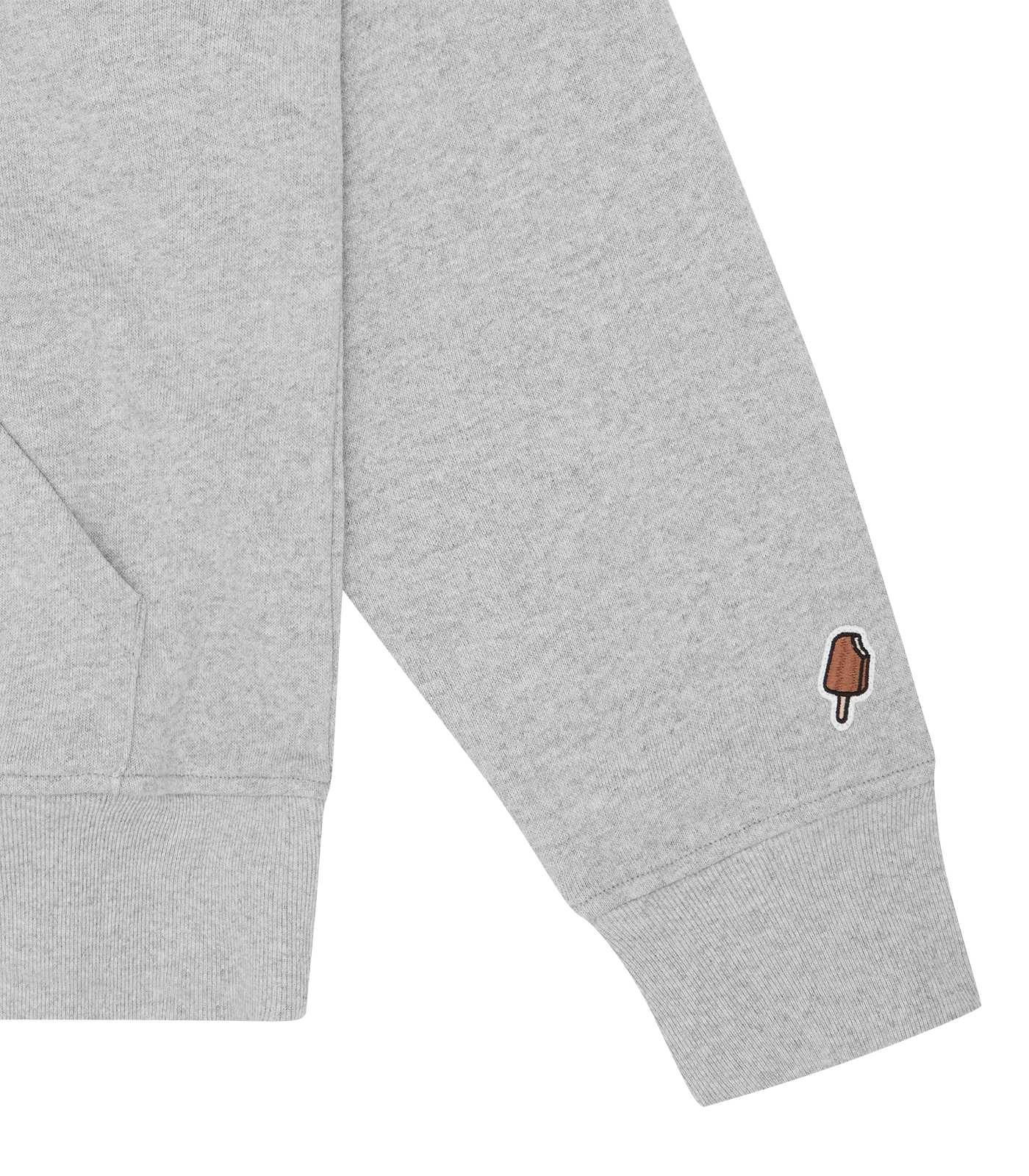 SERVE IT BEST POPOVER HOOD - HEATHER GREY - Image 4