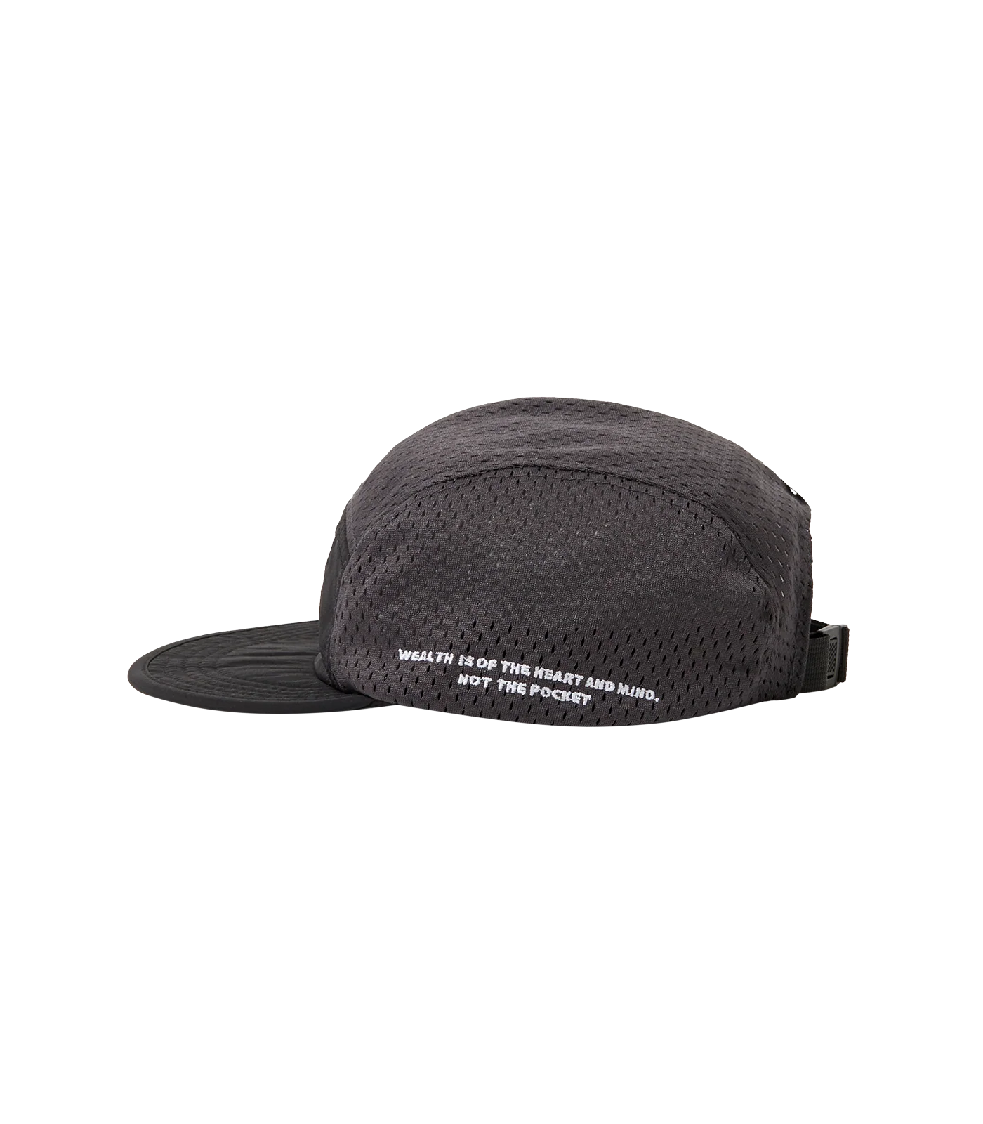 SIDE MESH NYLON CAP - BLACK/GREY - Image 3