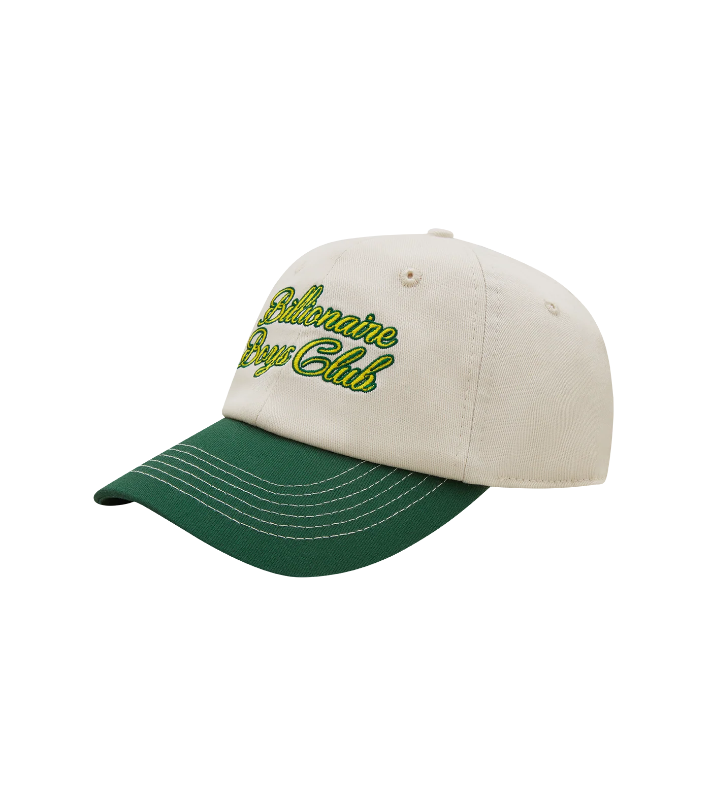 SIGNATURE BASEBALL CAP - ECRU/GREEN