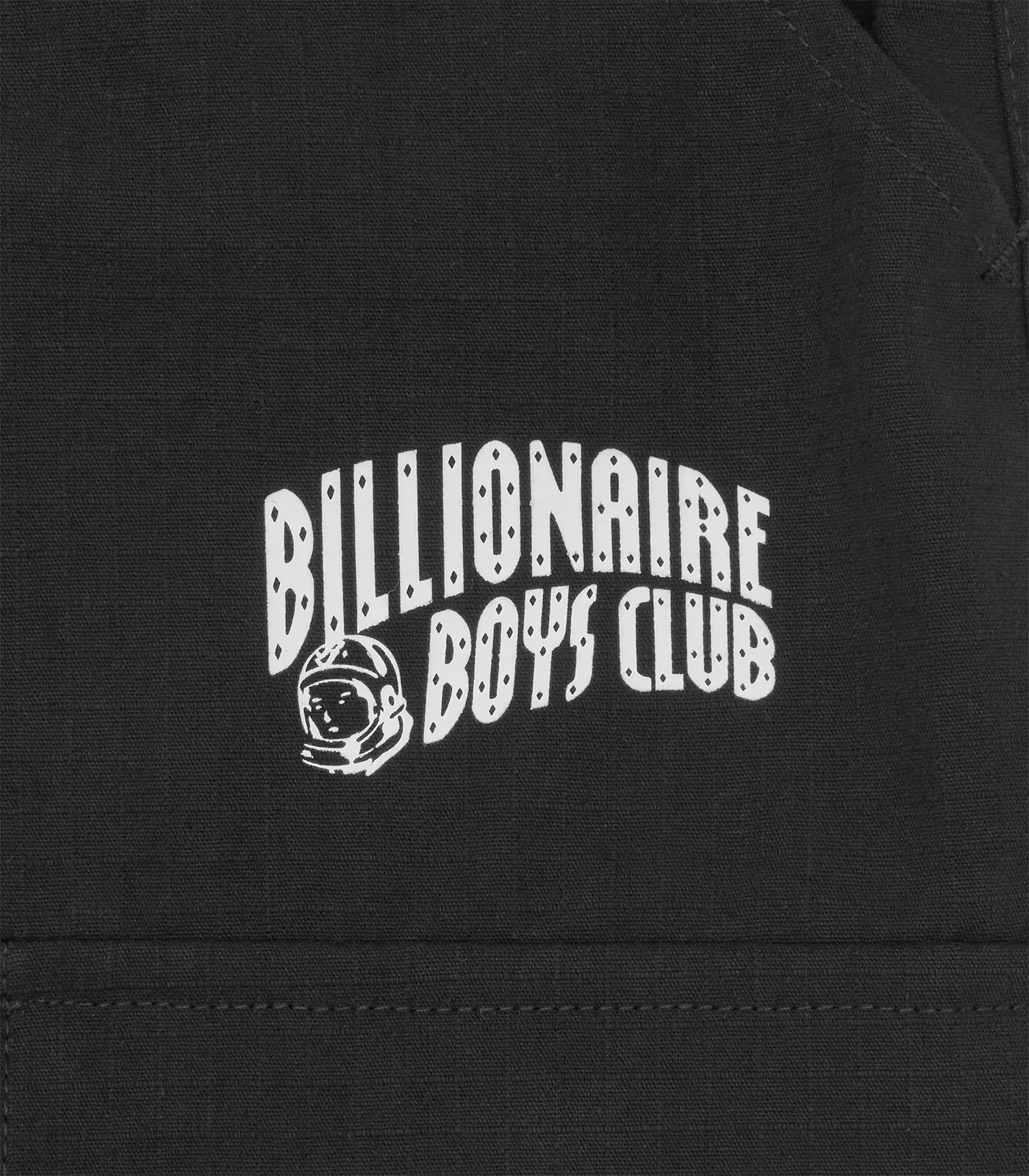 SMALL ARCH LOGO CARGO SHORTS - BLACK - Image 3