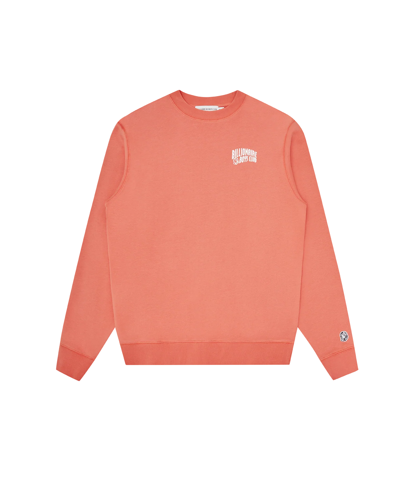 SMALL ARCH LOGO CREWNECK - BRIGHT PEACH