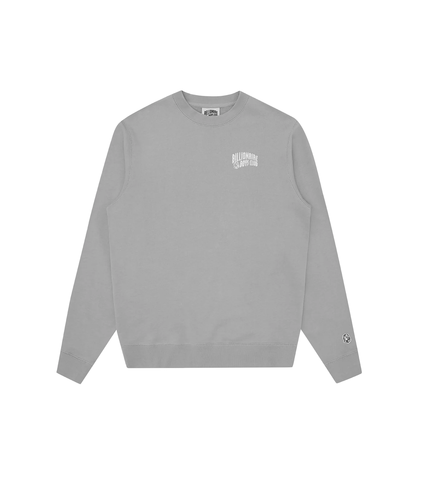 SMALL ARCH LOGO CREWNECK - FLAT GREY