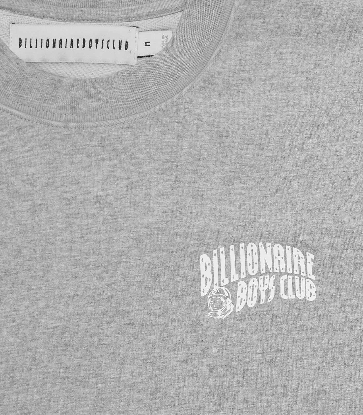 SMALL ARCH LOGO CREWNECK - HEATHER GREY - Image 4