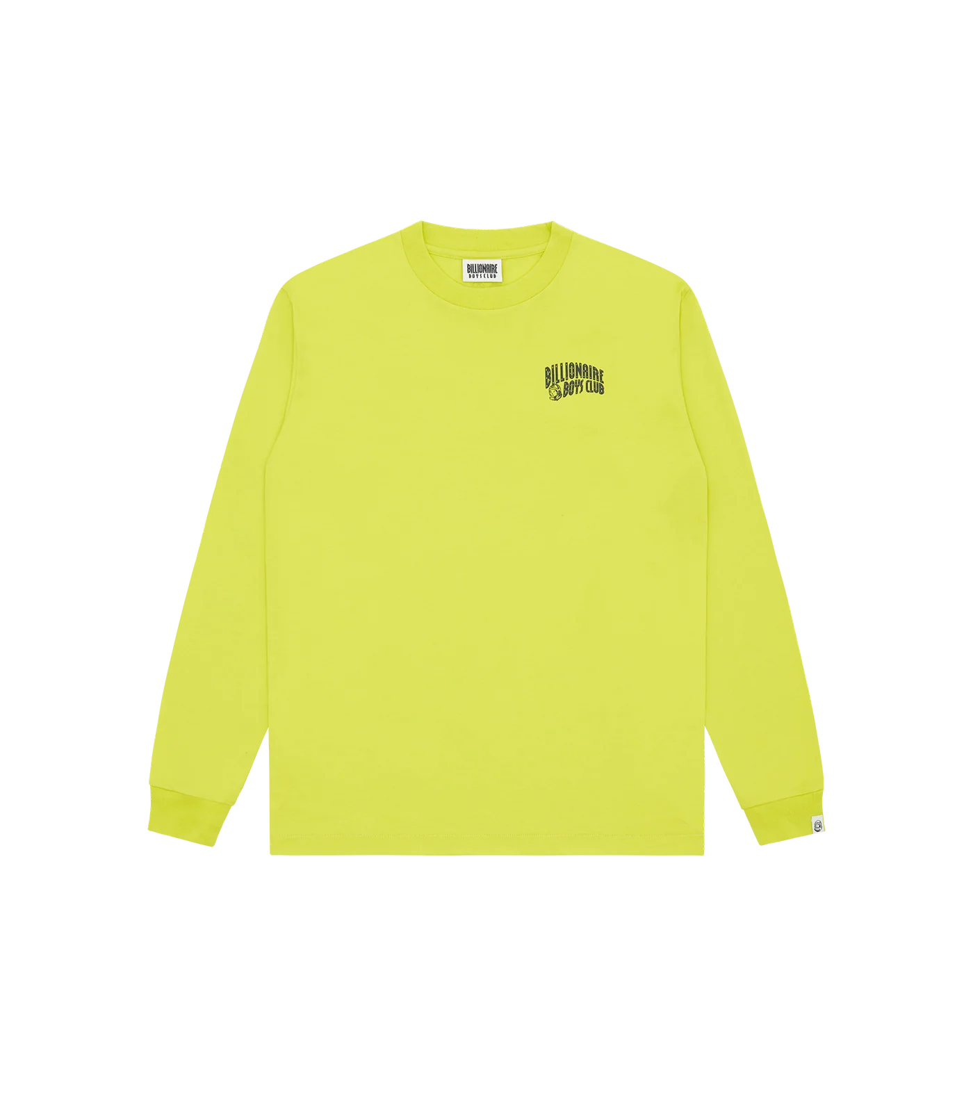 SMALL ARCH LOGO L/S T-SHIRT - ACID YELLOW