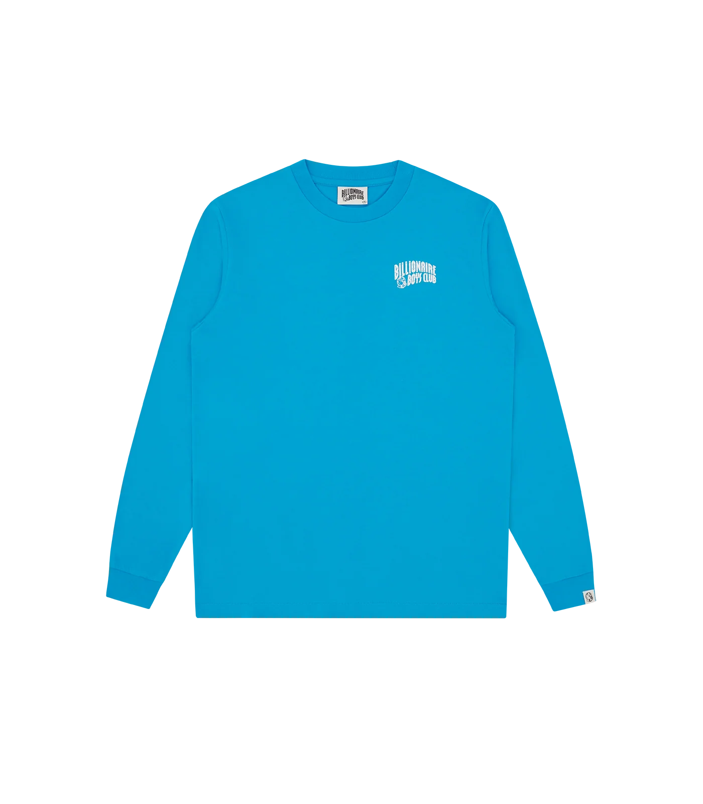 SMALL ARCH LOGO L/S T-SHIRT - AQUA BLUE