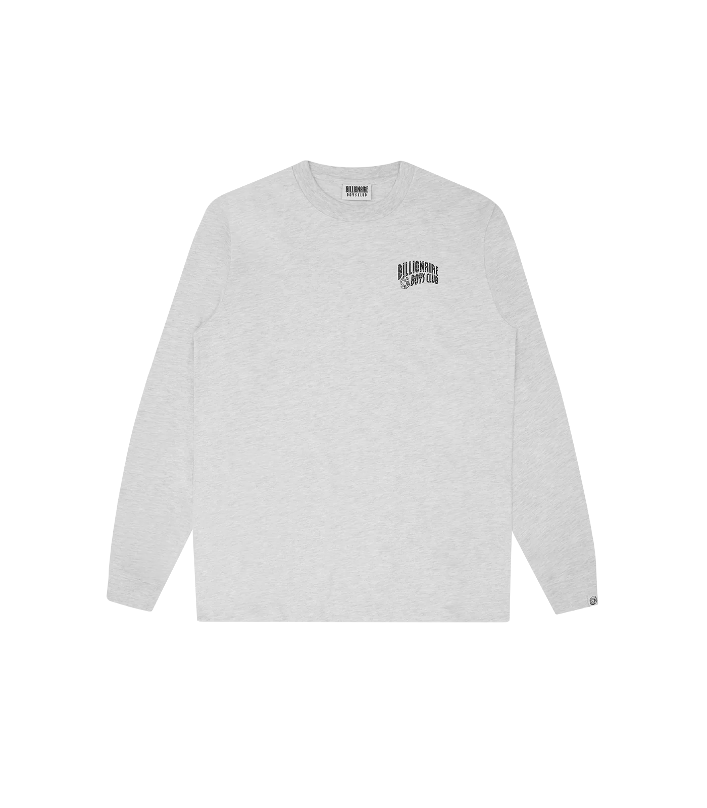 SMALL ARCH LOGO L/S T-SHIRT - HEATHER ASH