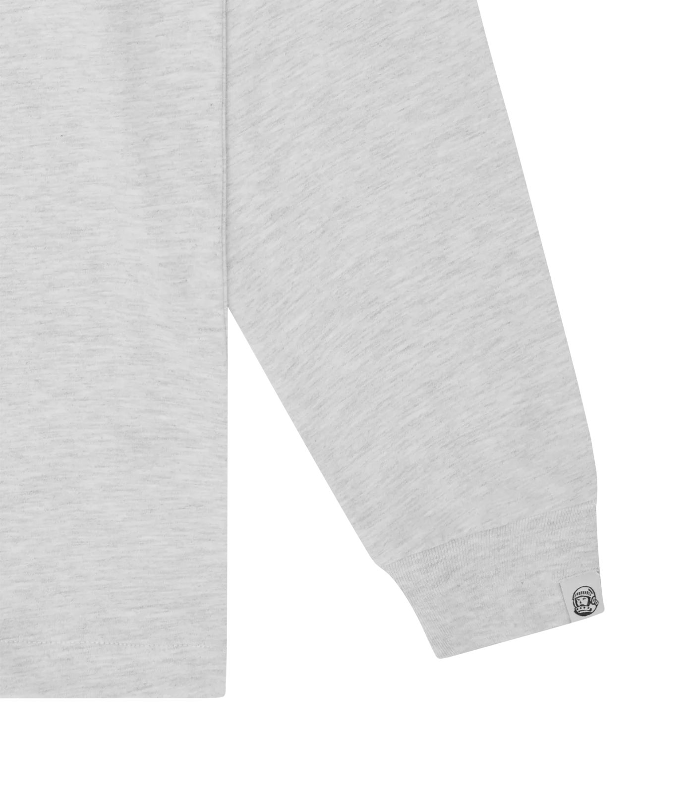 SMALL ARCH LOGO L/S T-SHIRT - HEATHER ASH - Image 4