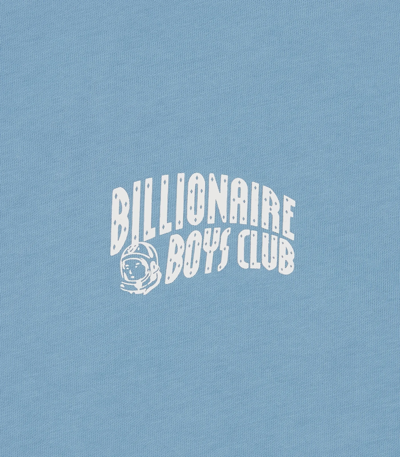 SMALL ARCH LOGO L/S T-SHIRT - POWDER BLUE/WHITE LOGO - Image 3