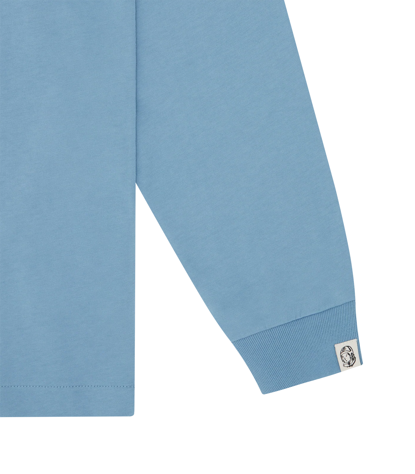 SMALL ARCH LOGO L/S T-SHIRT - POWDER BLUE/WHITE LOGO - Image 4