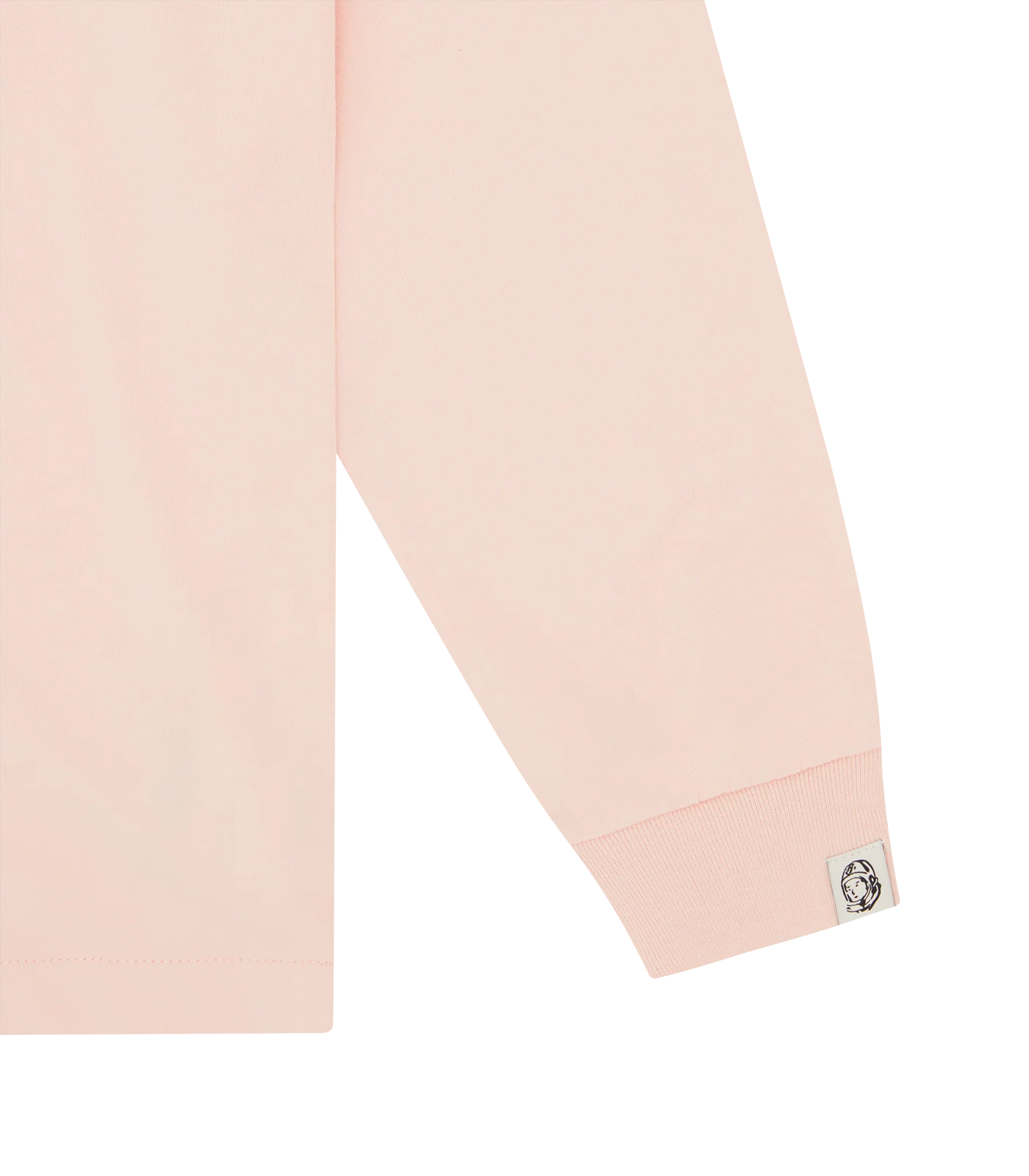 SMALL ARCH LOGO L/S T-SHIRT - POWDER PINK/WHITE LOGO - Image 4