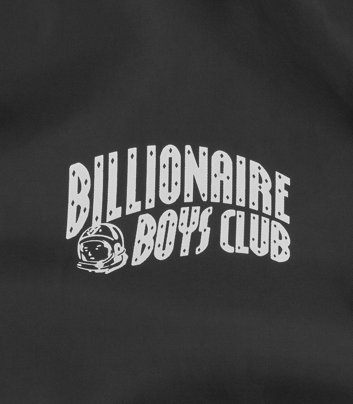 SMALL ARCH LOGO LIGHTWEIGHT VARSITY JACKET - BLACK - Image 3